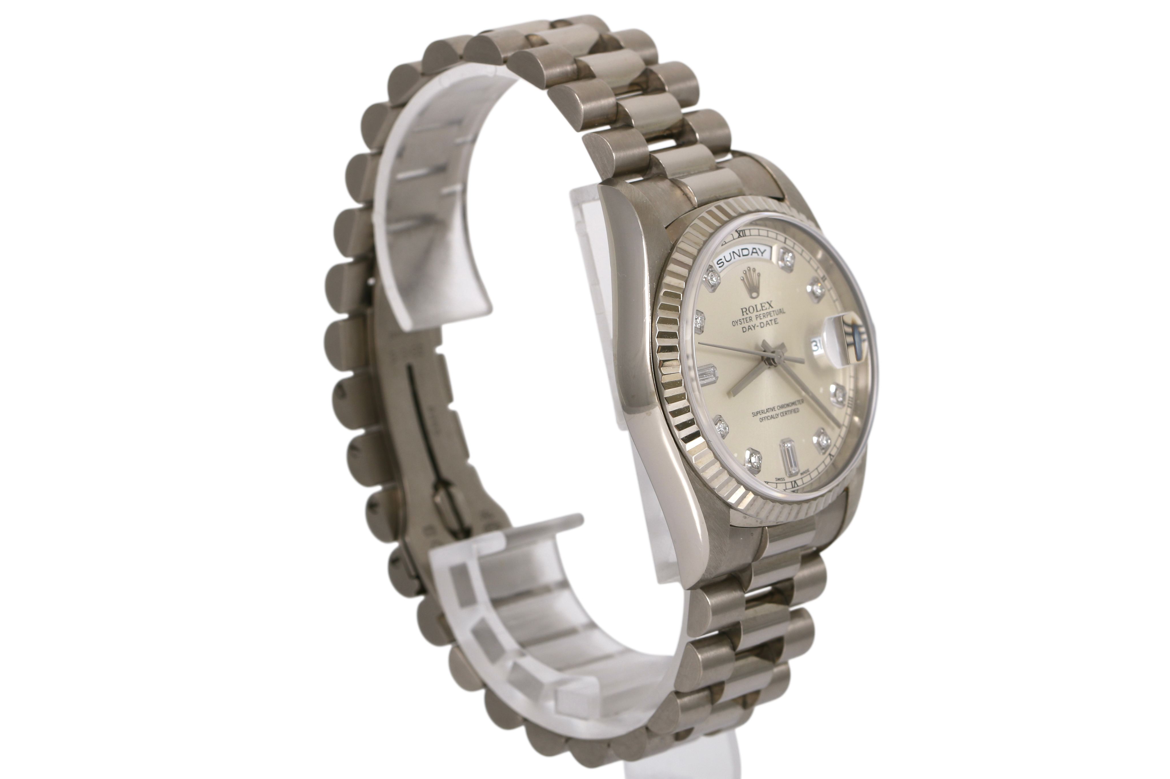 1999 Rolex Day-Date 36mm - 18239 (Factory Diamond Dial)