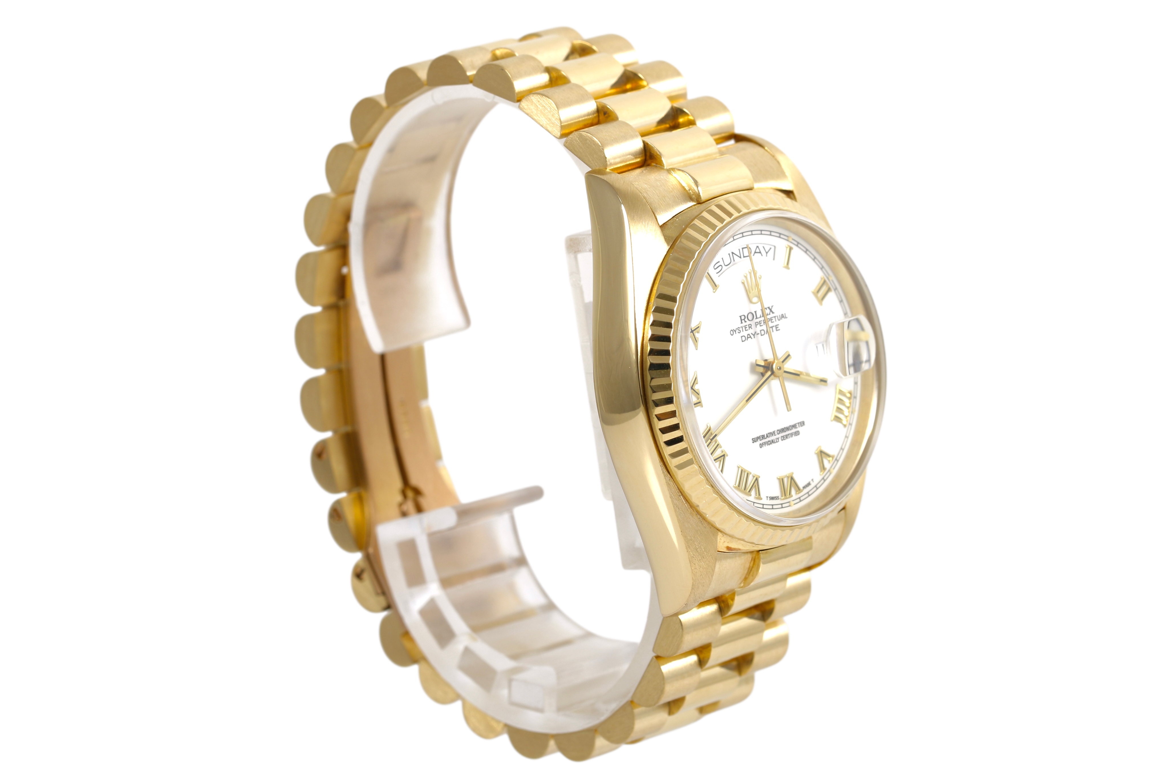 1980 Rolex Day-Date 36mm - 18038 (White Roman)