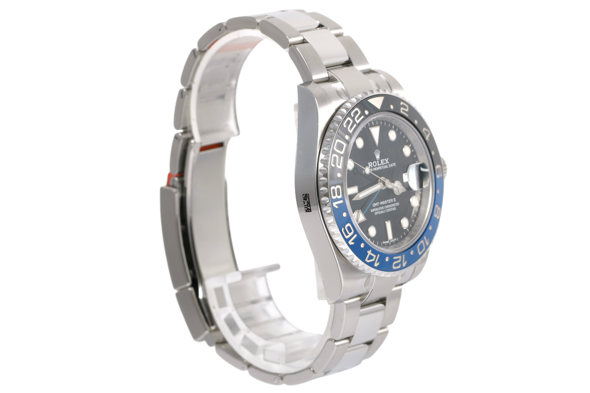NOS Full Stickered 2018 Rolex GMT-Master II 40mm - 116710BLNR (Batman)