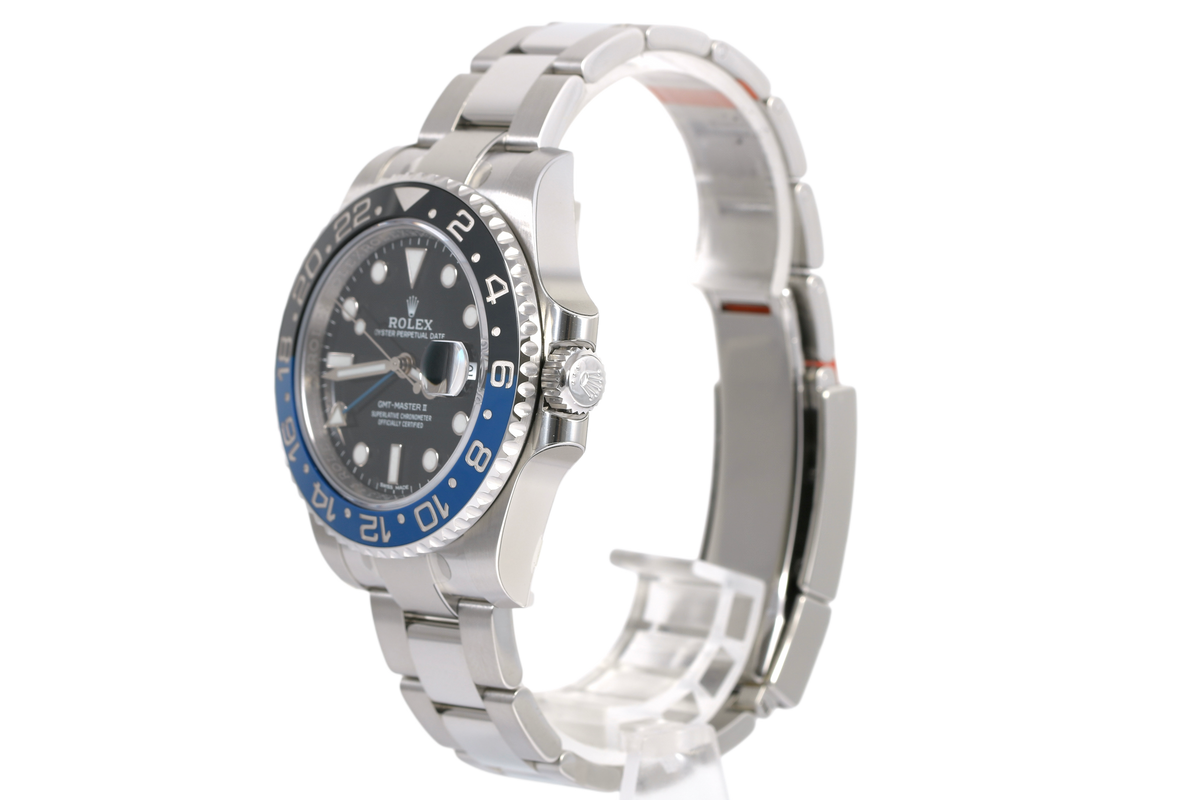 NOS Full Stickered 2018 Rolex GMT-Master II 40mm - 116710BLNR (Batman)
