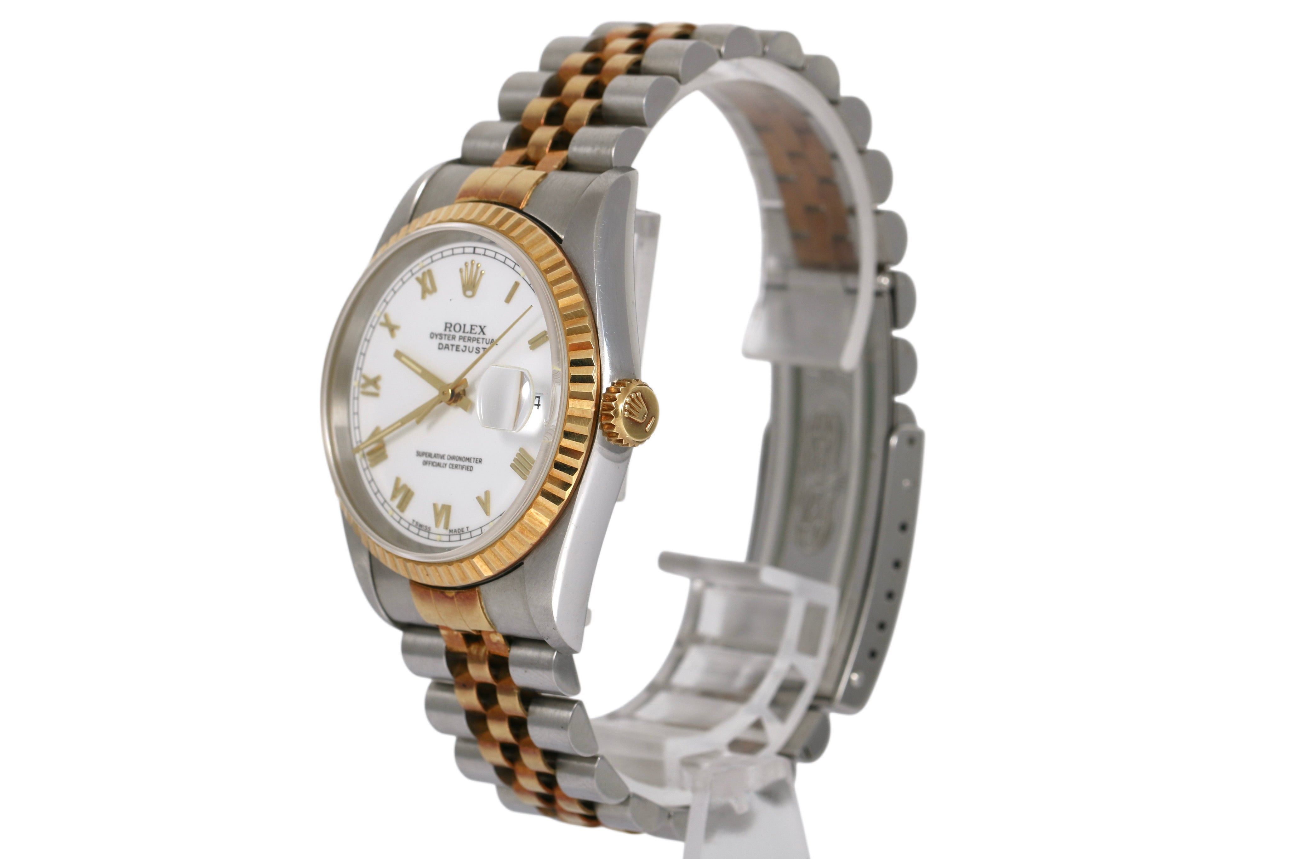 UNPOLISHED 1994 Datejust 36mm No Holes Case - 16233 (White Roman)