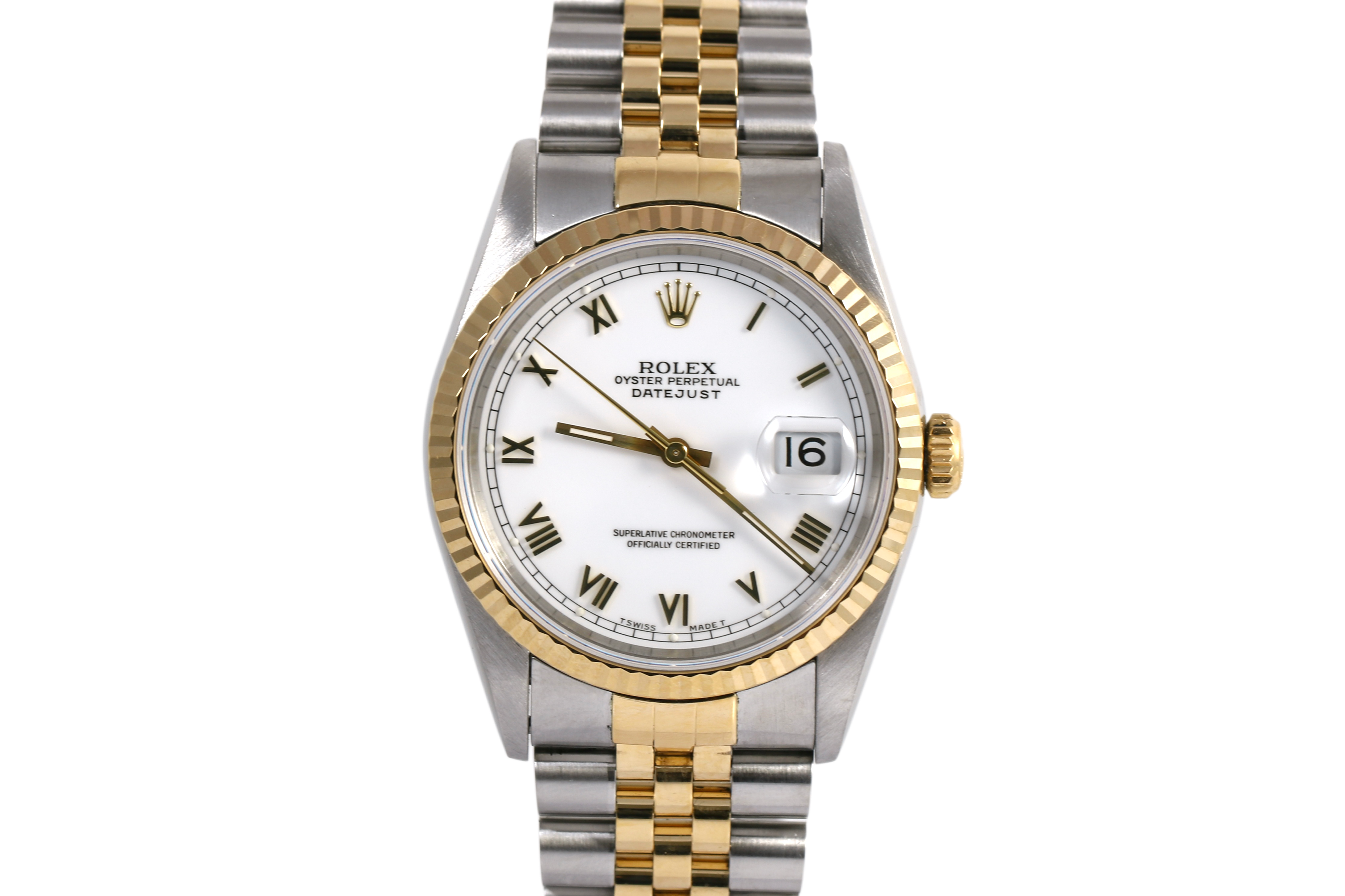 1993 Rolex Datejust 36mm - 16233 (White Roman)