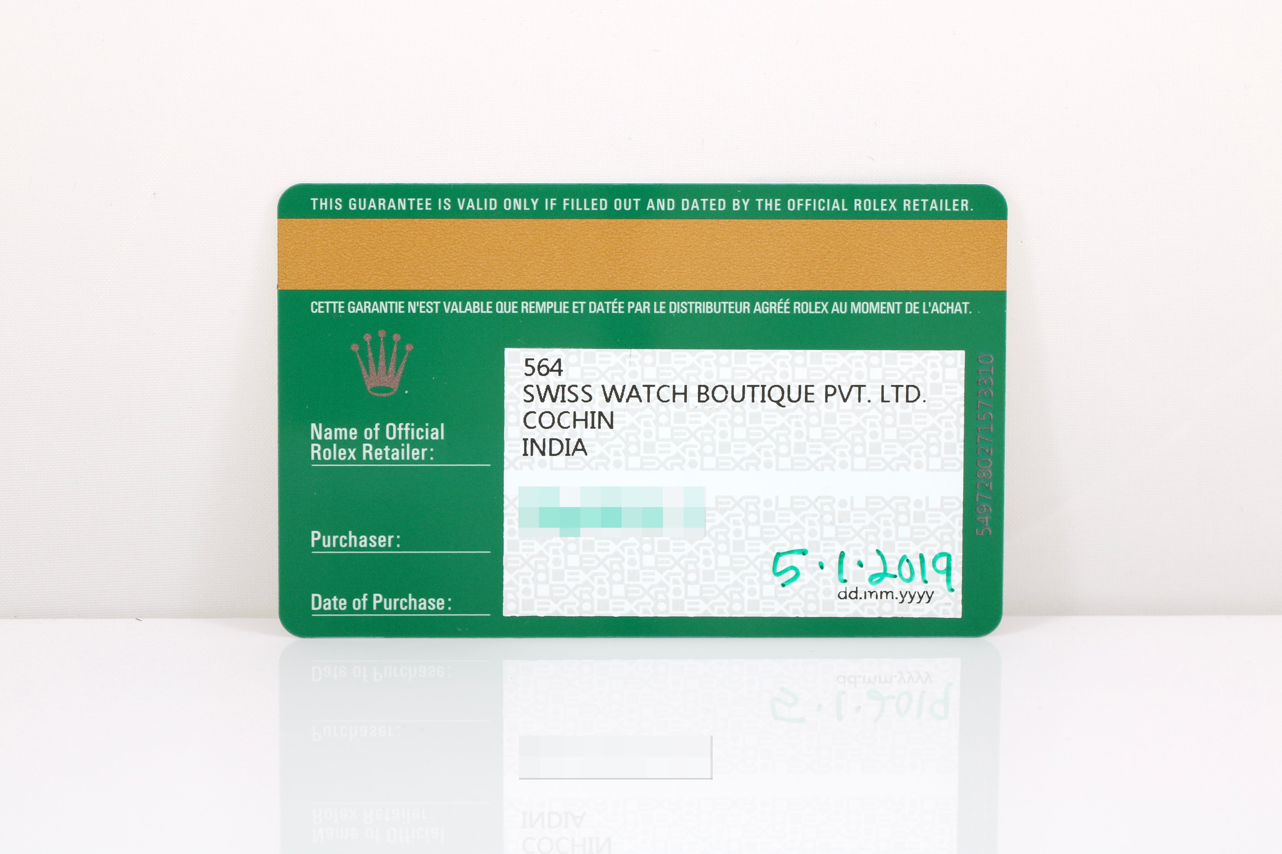 2019 Rolex Datejust 41mm - 126334 (Wimbledon)