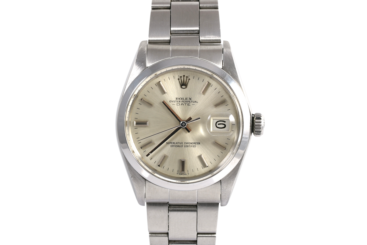 1969 Rolex Oyster Perpetual Date 34mm - 1500 (Silver)