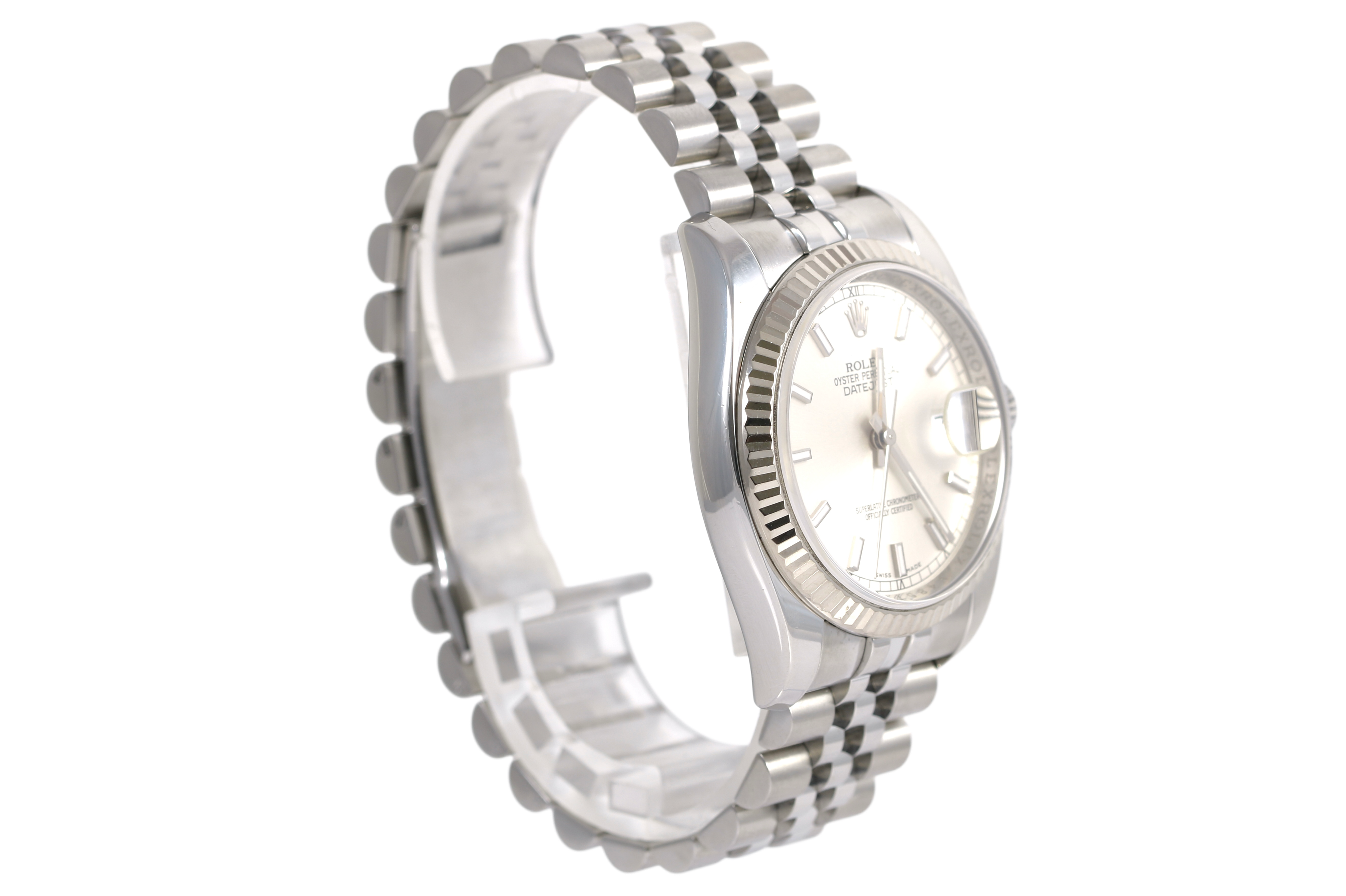 2008 Rolex Datejust 36mm Super Jubilee - 116234 (Silver)