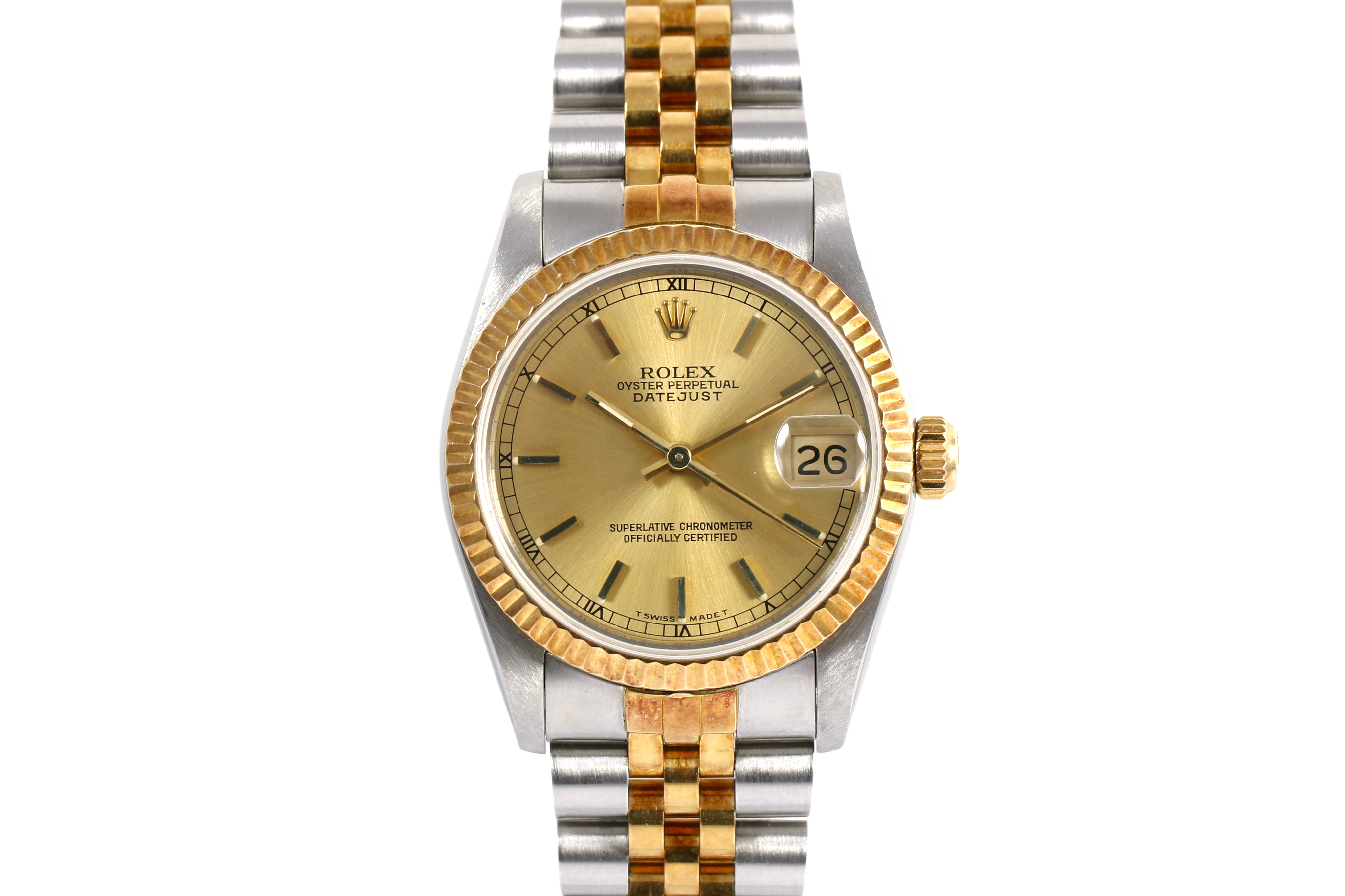 1990 Rolex Datejust 31mm - 68273 (Champagne)