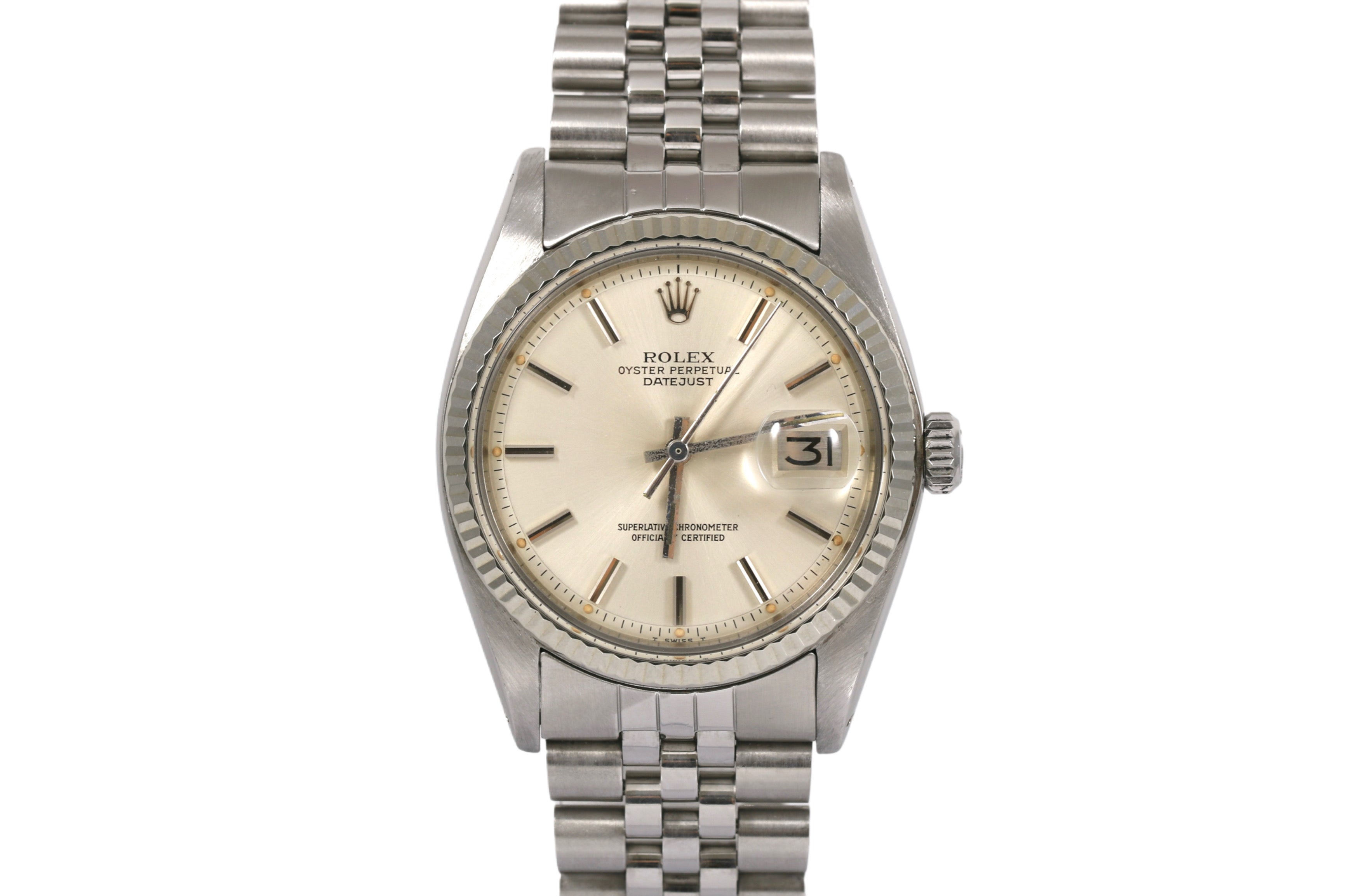 1977 Rolex Datejust 36mm - 1601 (Silver Dial)