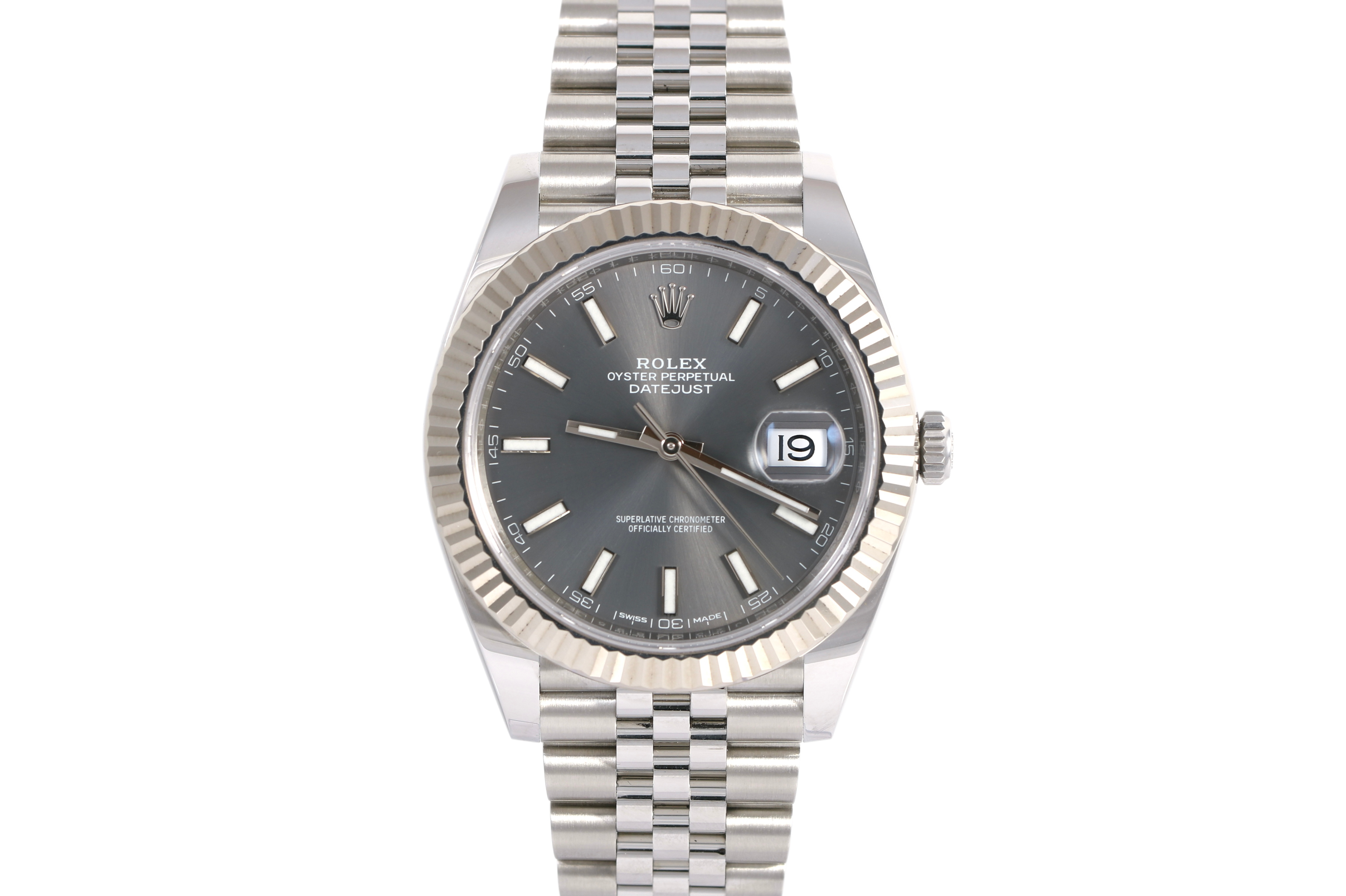 2017 Rolex Datejust 41mm Jubilee - 126334 (Rhodium)