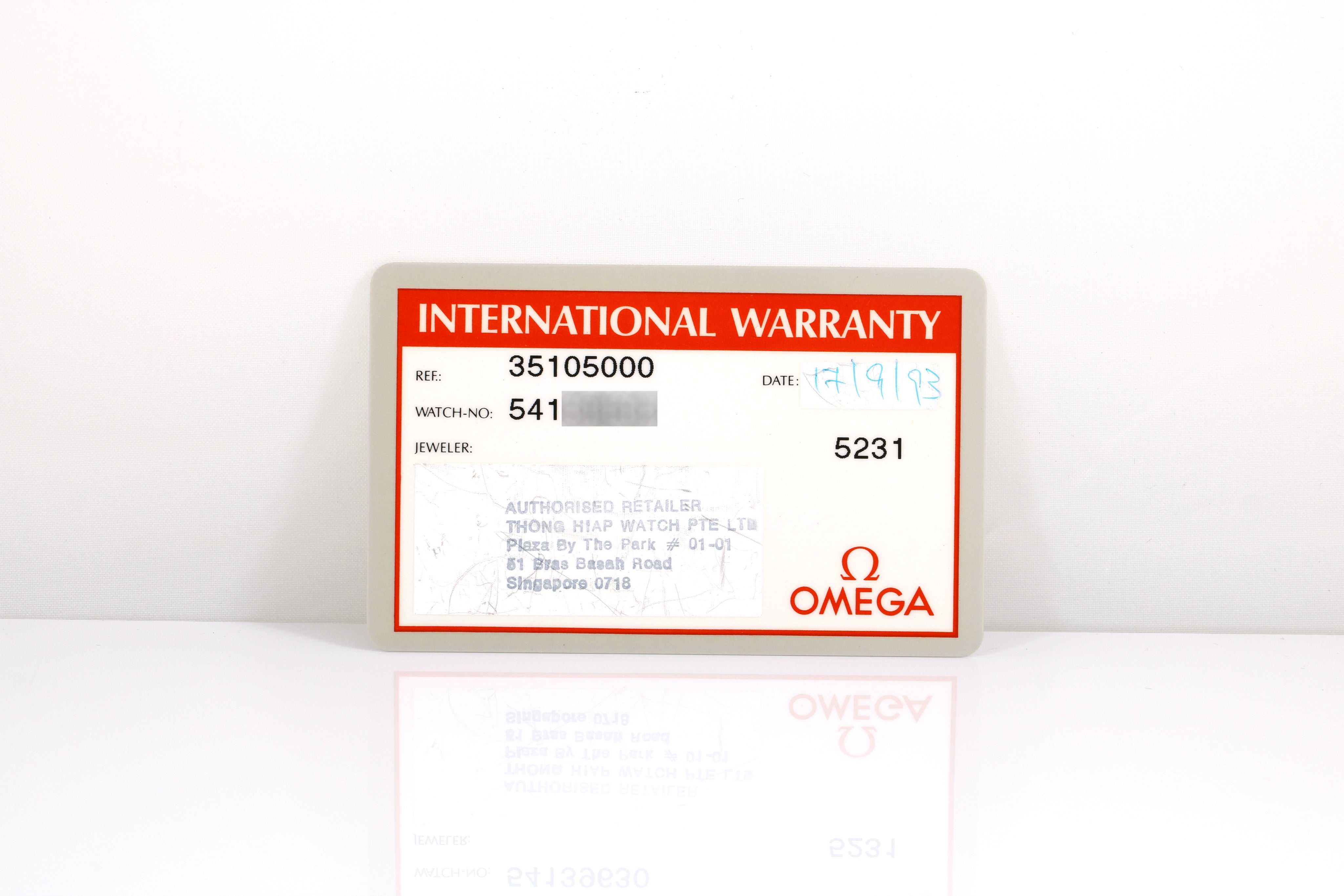 1993 OMEGA Speedmaster Reduced 39mm - 3510.50