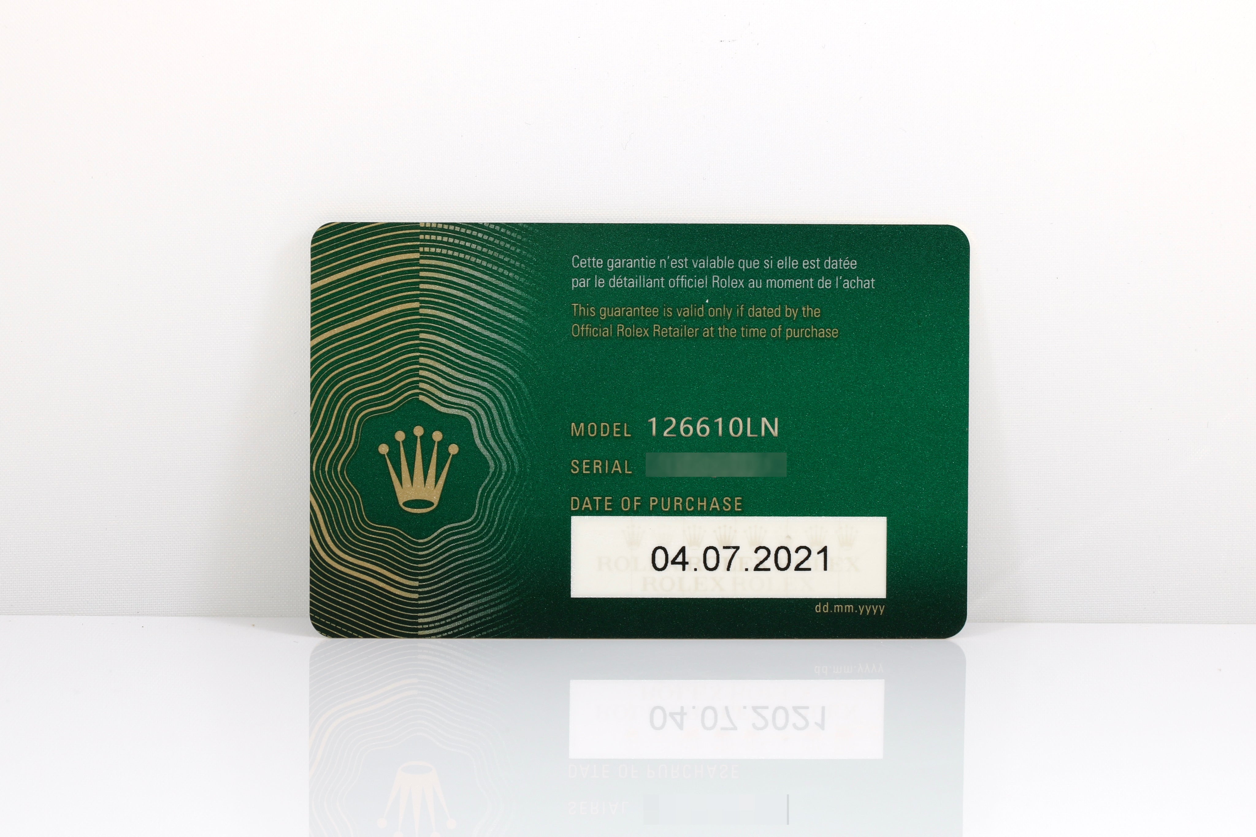 2021 Rolex Submariner Date 41mm - 126610LN