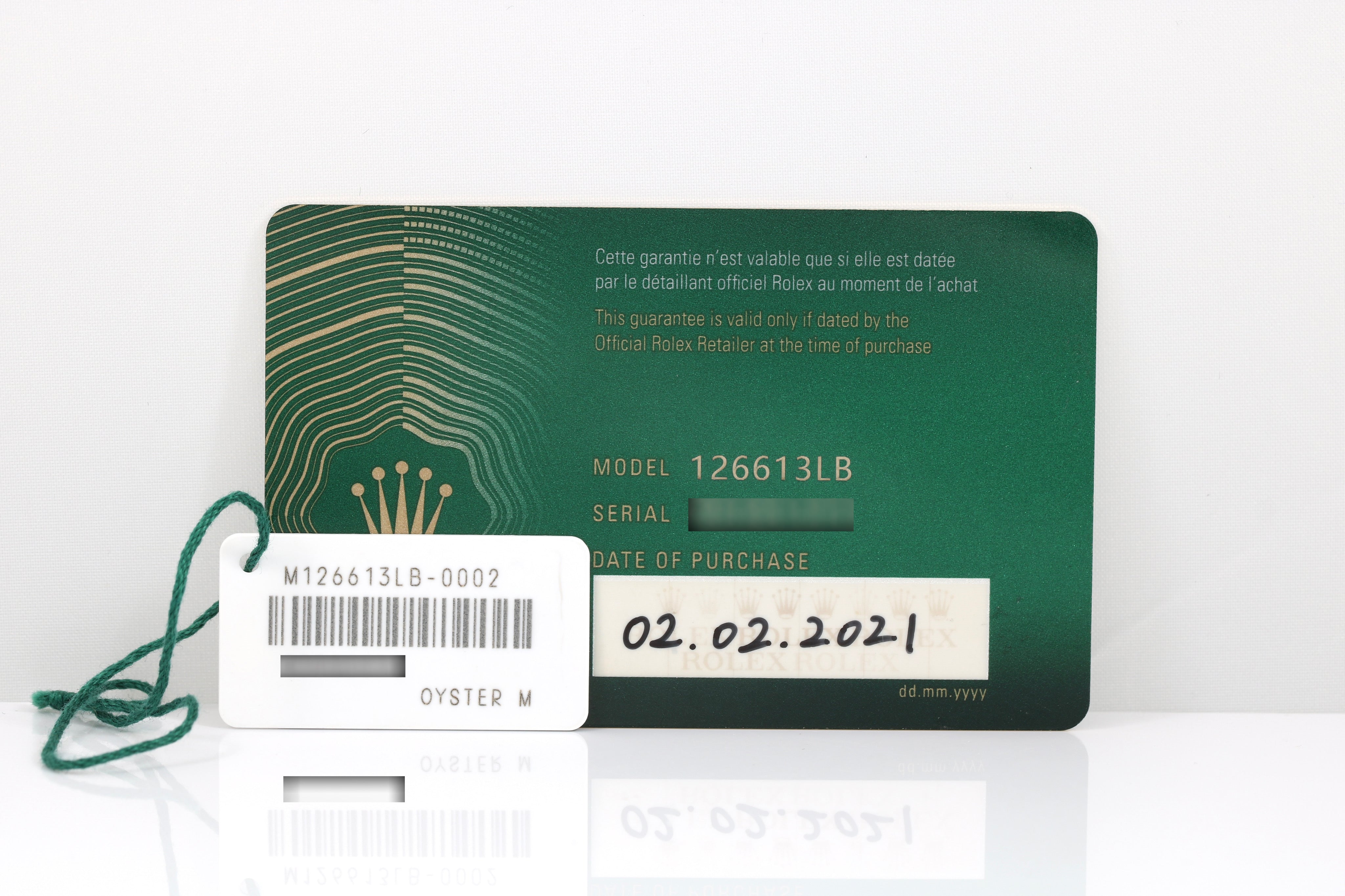 2021 Rolex Submariner Date 41mm - 126613LB (Bluesy)