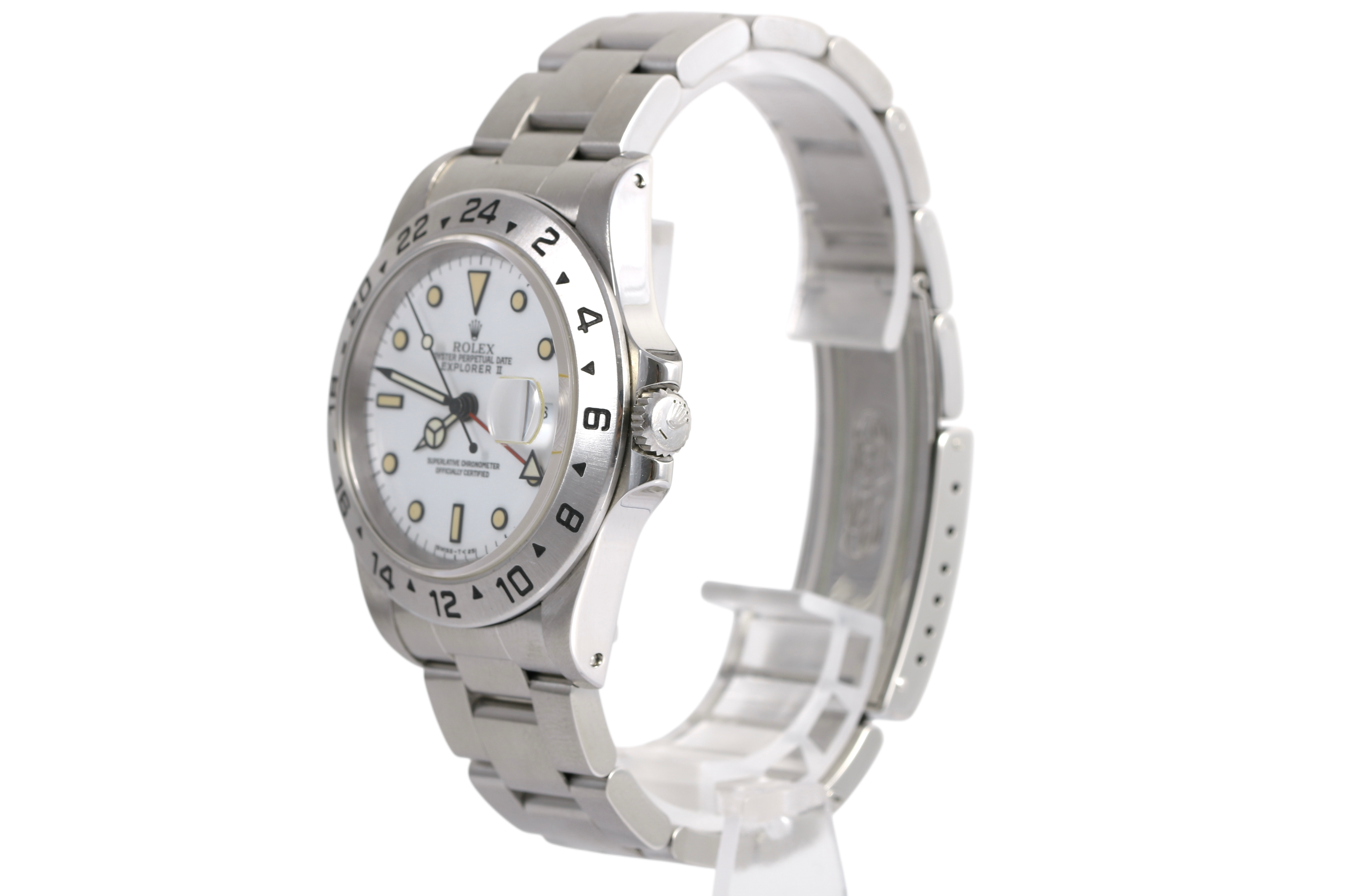 1991 Rolex Explorer II 40mm Cream Patina - 16570 (Polar)