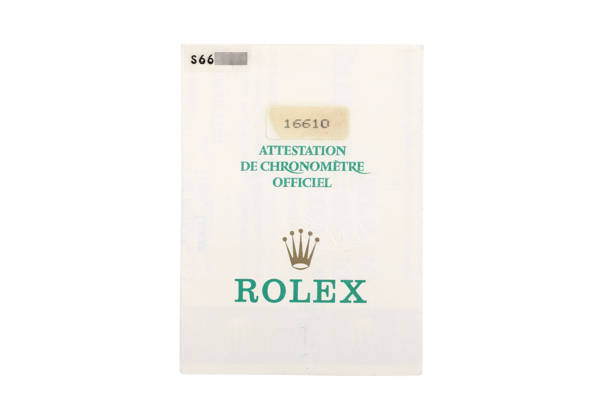 1993 Rolex Submariner Date 40mm - 16610