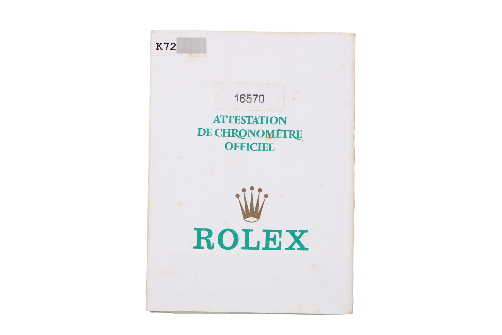 2001 Rolex Explorer II 40mm Solid End Links - 16570 (Black)