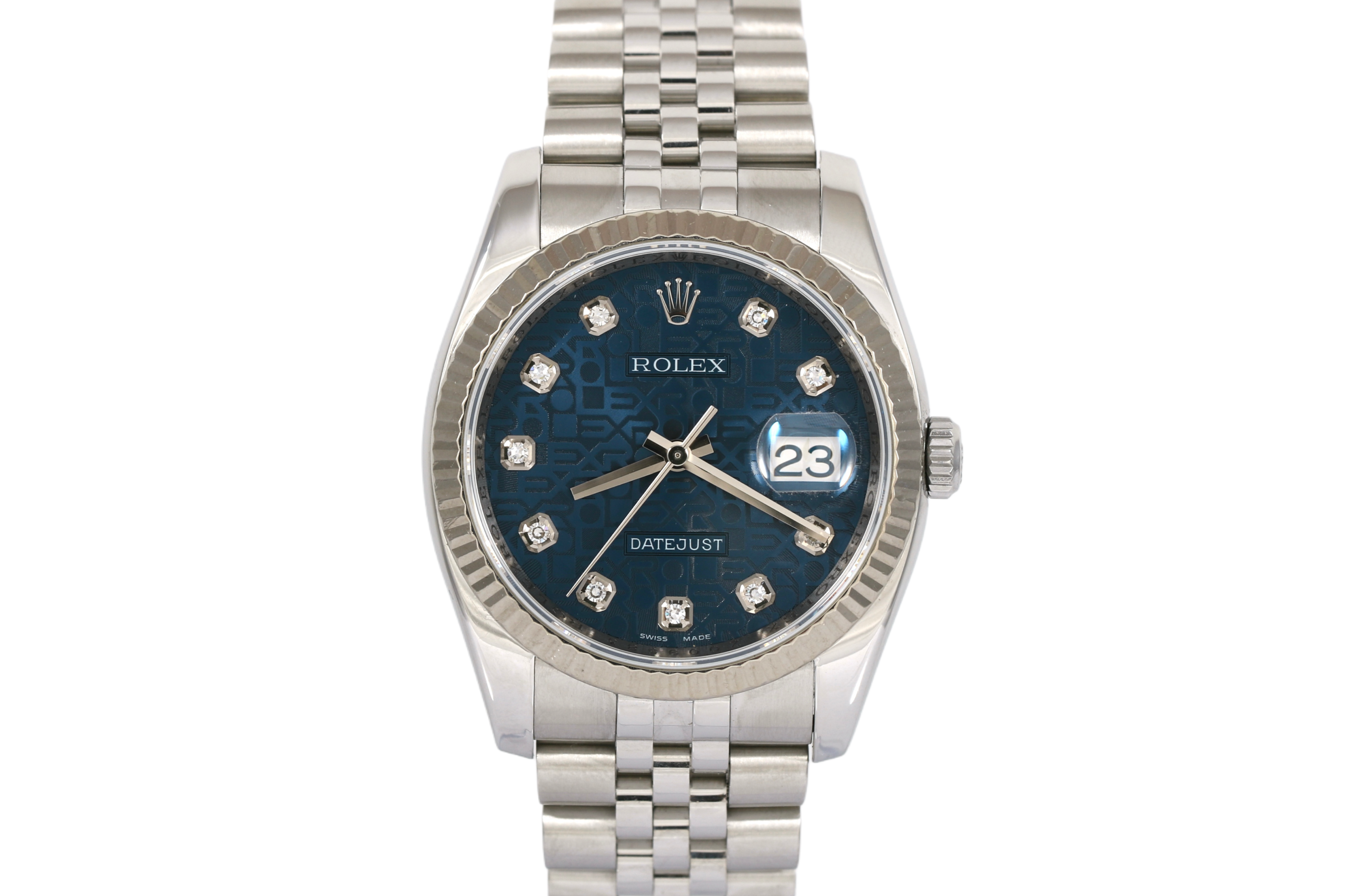2006 Rolex Datejust 36mm - 116234G (Blue Computer)