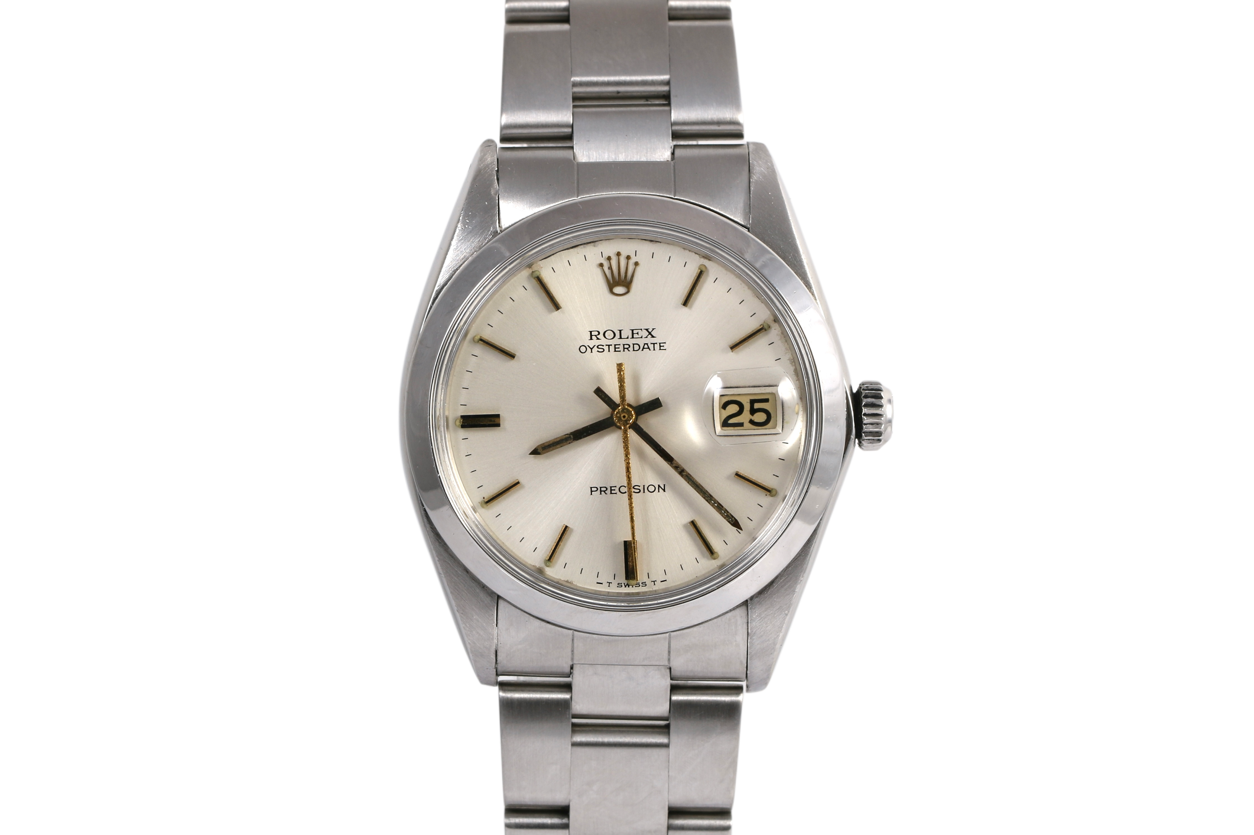 1966 Rolex Oysterdate Precision 34mm - 6694 (Silver)