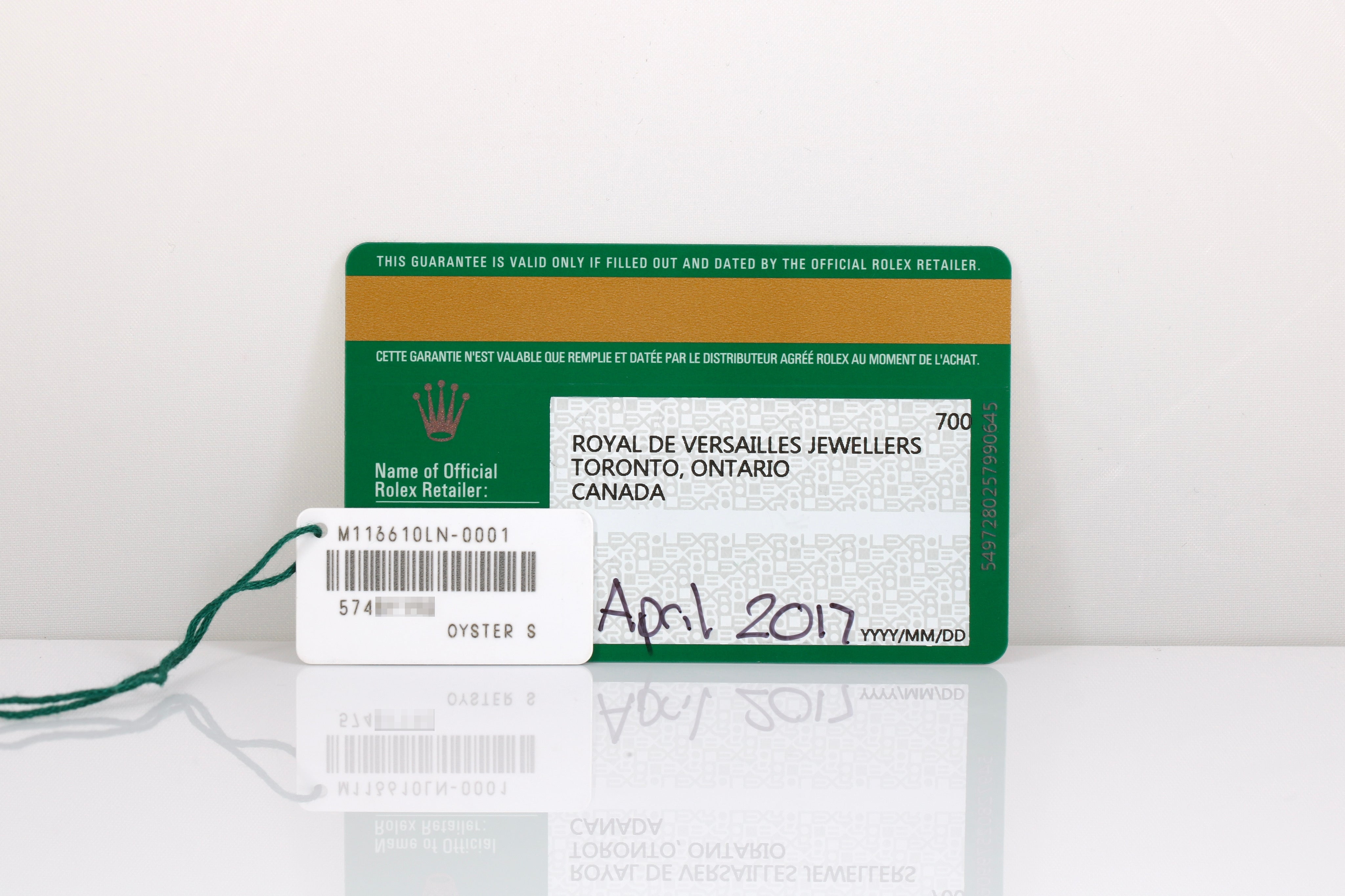 2017 Rolex Submariner Date 40mm - 116610LN