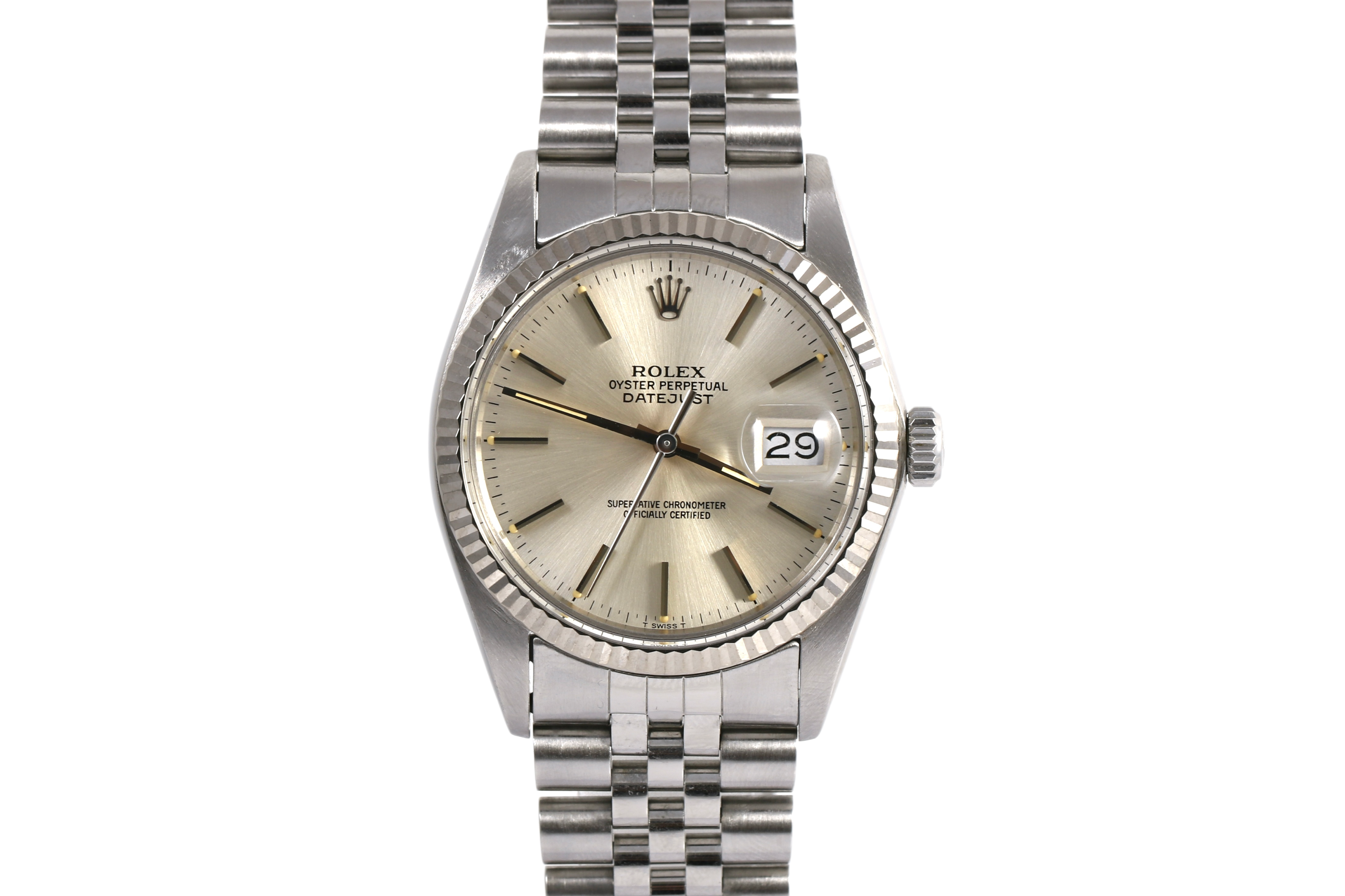 1984 Rolex Datejust 36mm - 16014 (Silver)