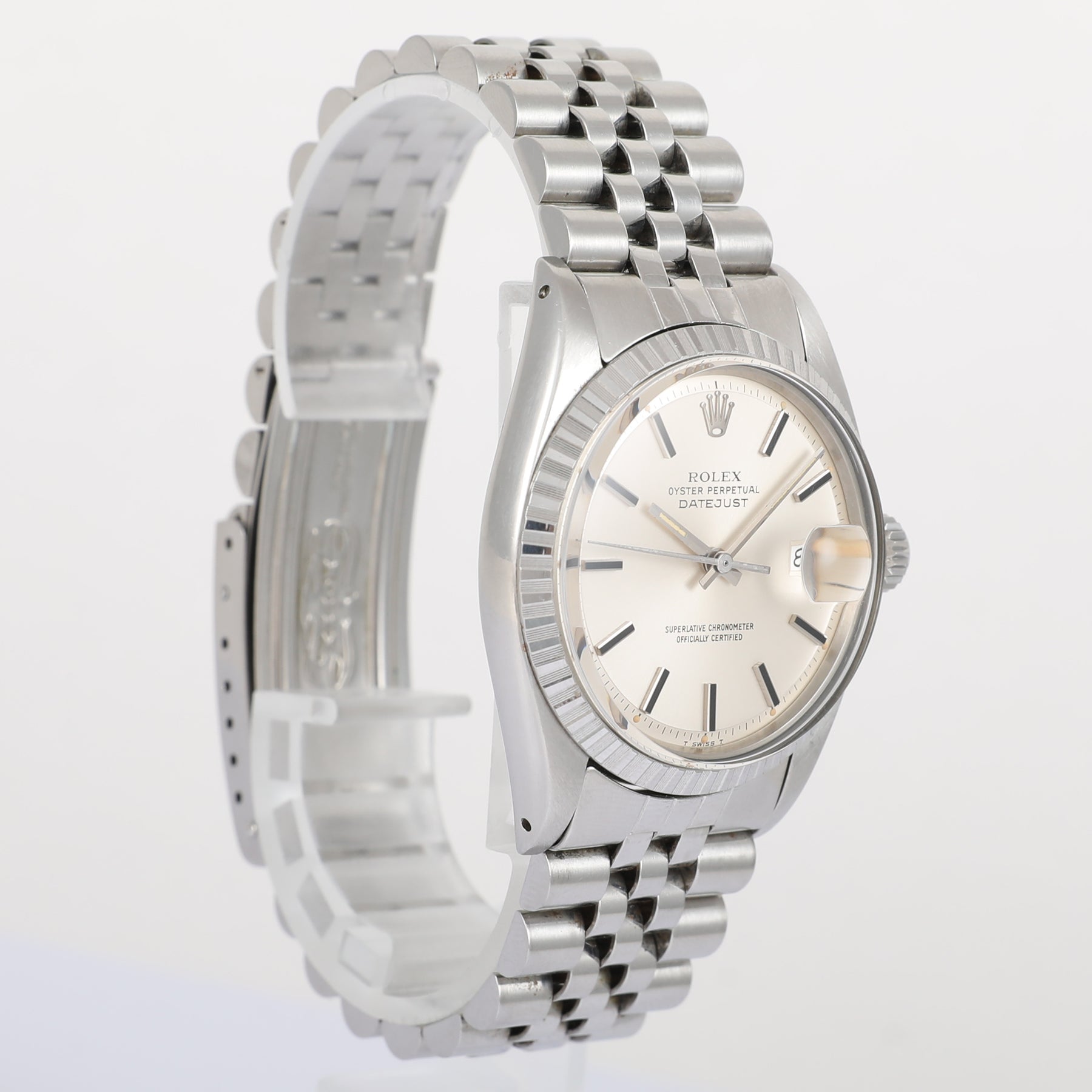 1973 ROLEX 1603 Datejust 36mm Non-Quick Jubilee Bracelet