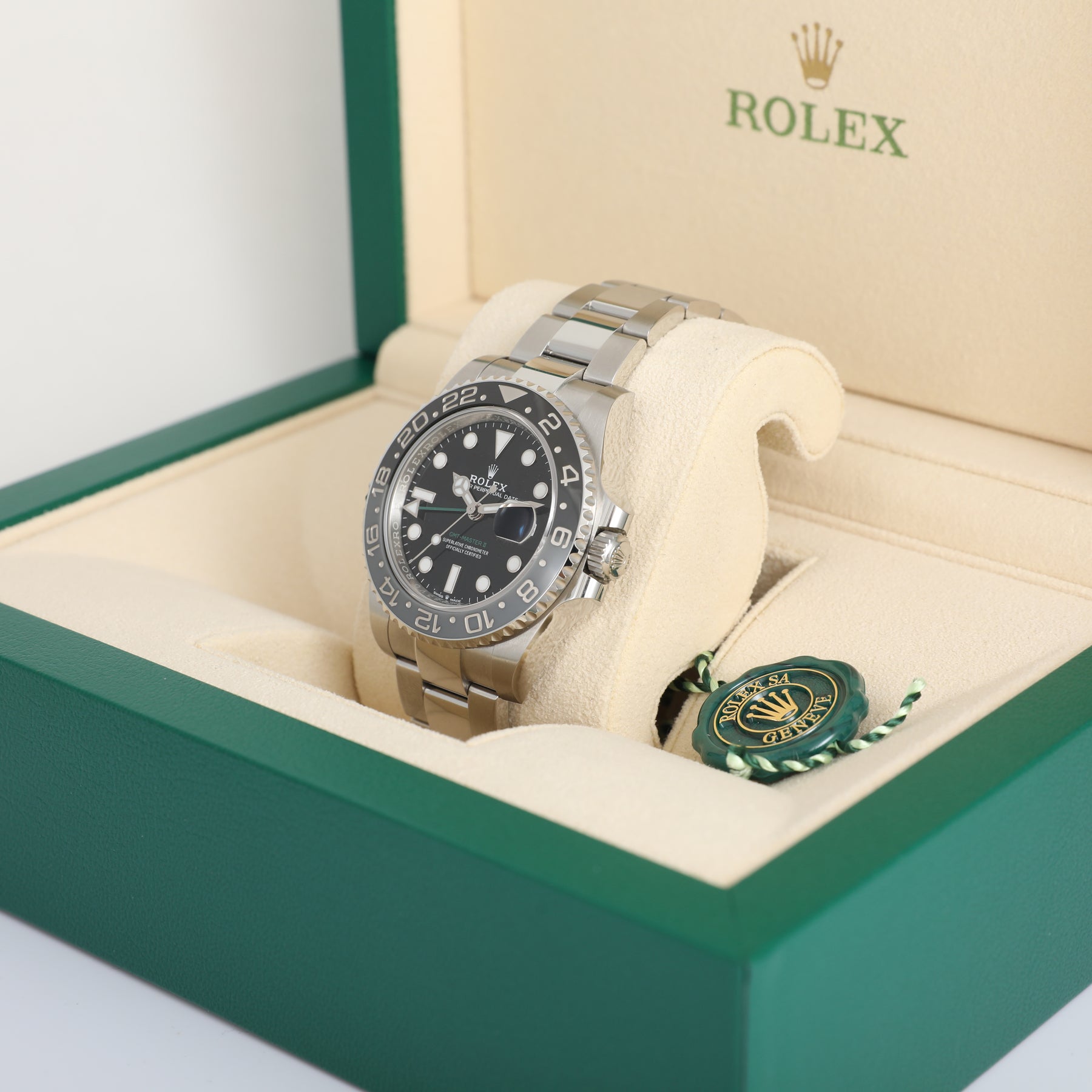 2024 ROLEX 126710GRNR GMT-MASTER II Bruce Wayne with Box & Papers