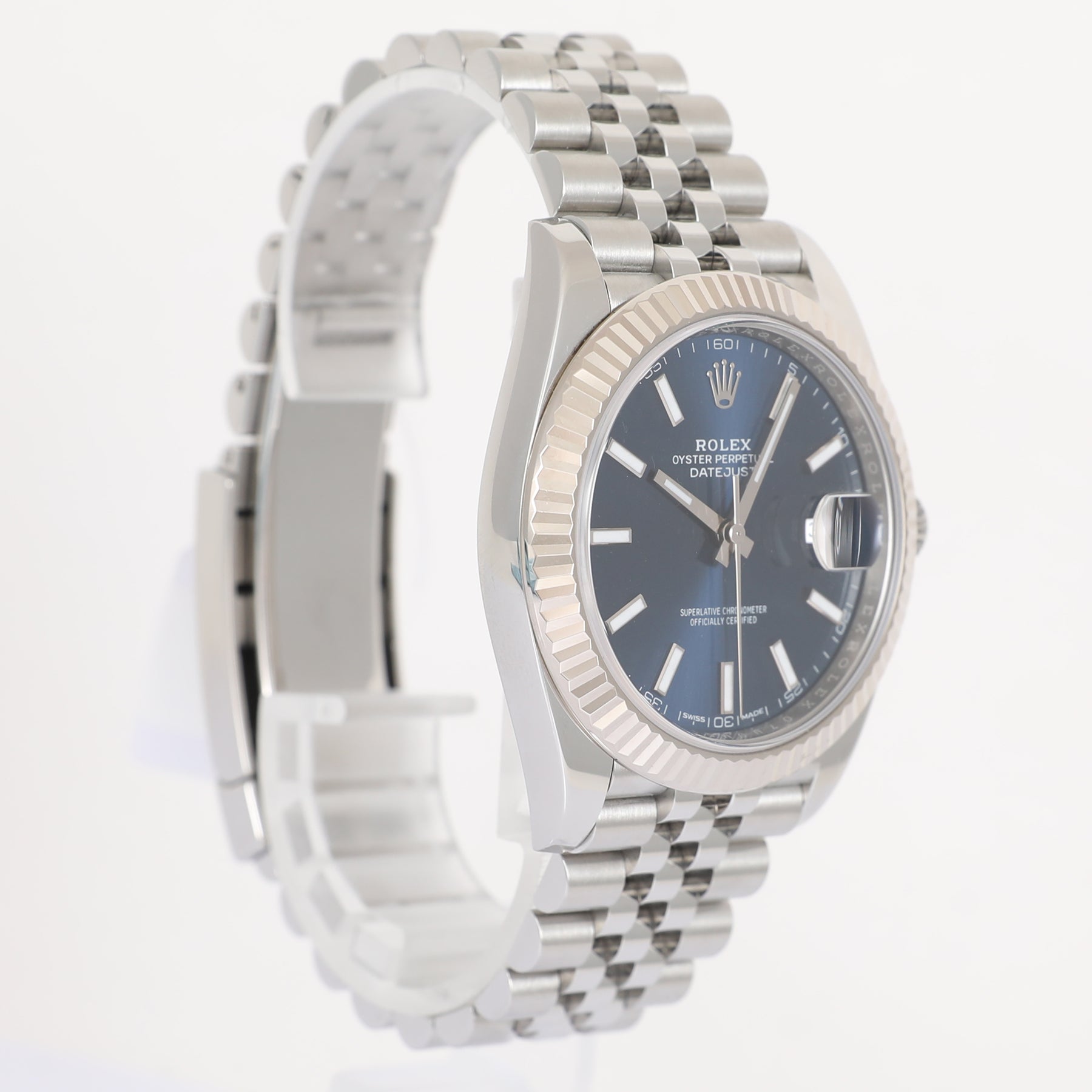 2018 ROLEX 126334 Datejust 41mm Blue Dial with Box & Papers
