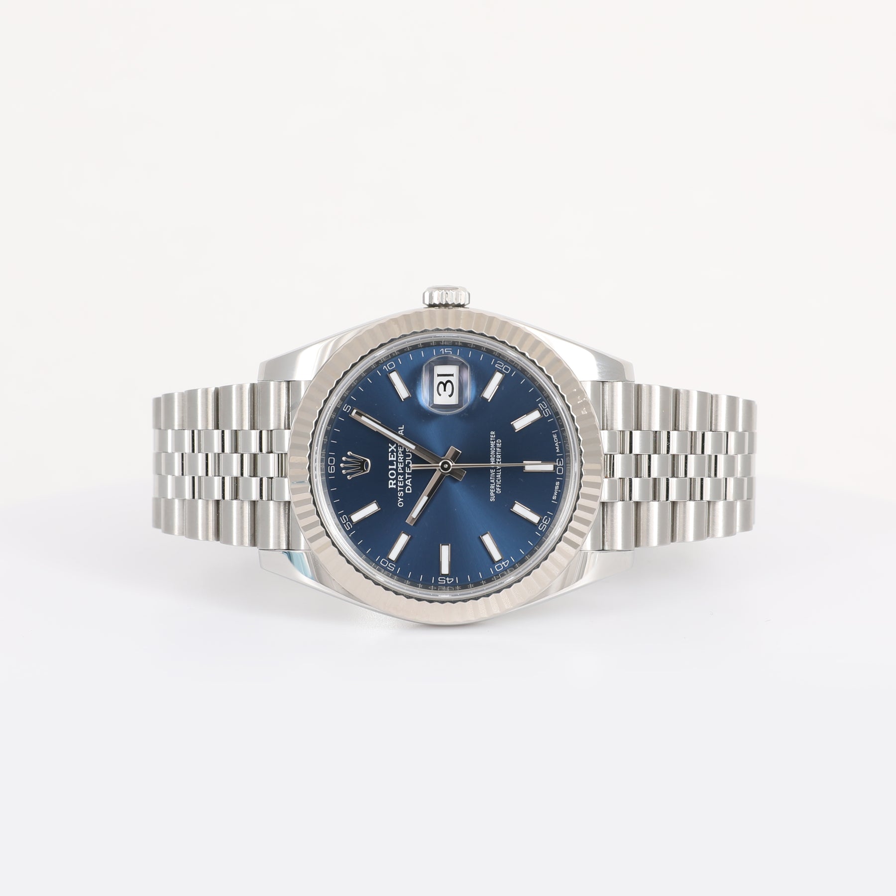 2018 ROLEX 126334 Datejust 41mm Blue Dial with Box & Papers