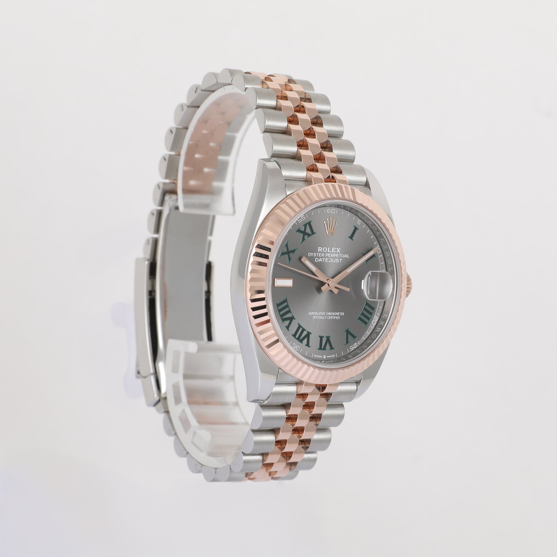 2022 ROLEX 126331 Datejust 41mm Wimbledon Dial with Box & Papers