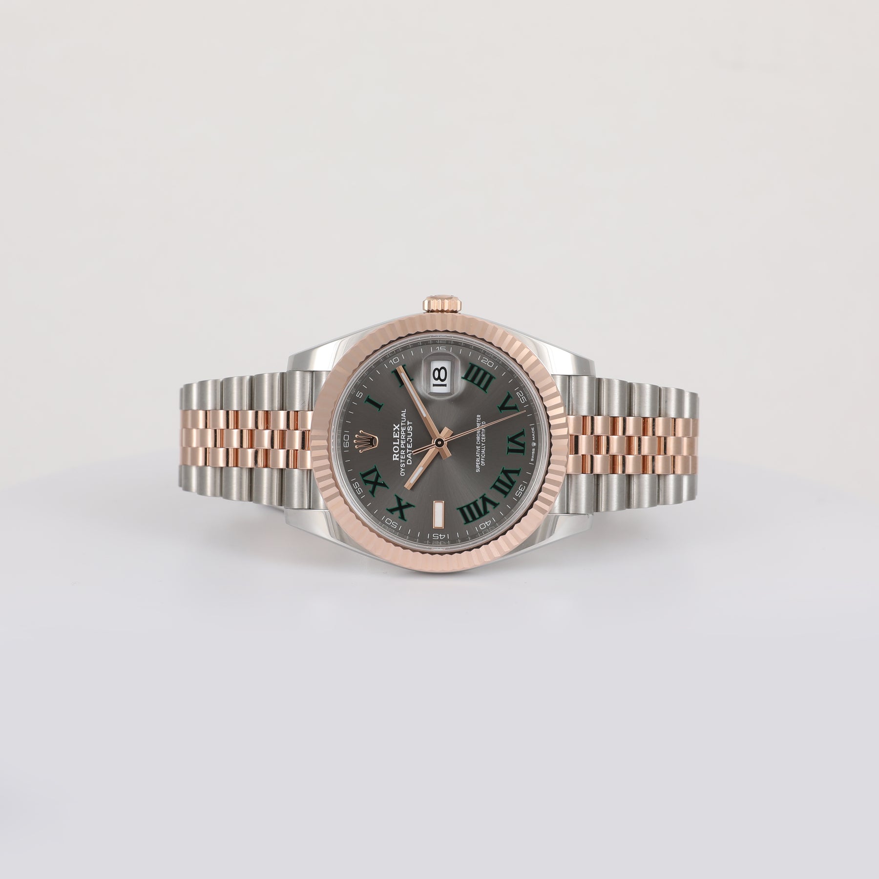 2022 ROLEX 126331 Datejust 41mm Wimbledon Dial with Box & Papers