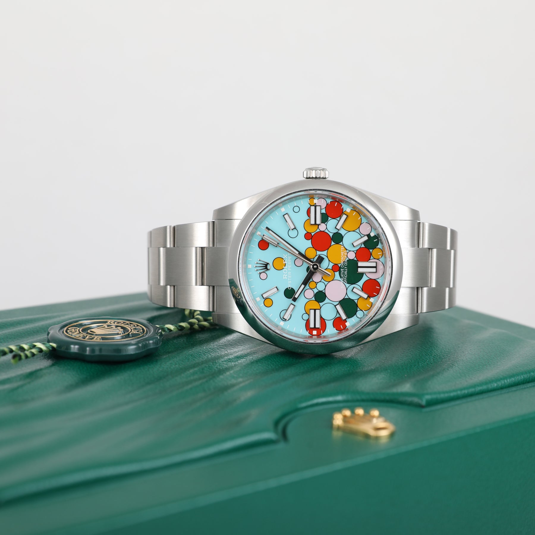 2024 ROLEX 124300 Oyster Perpetual 41mm Celebration Dial with Box & Papers