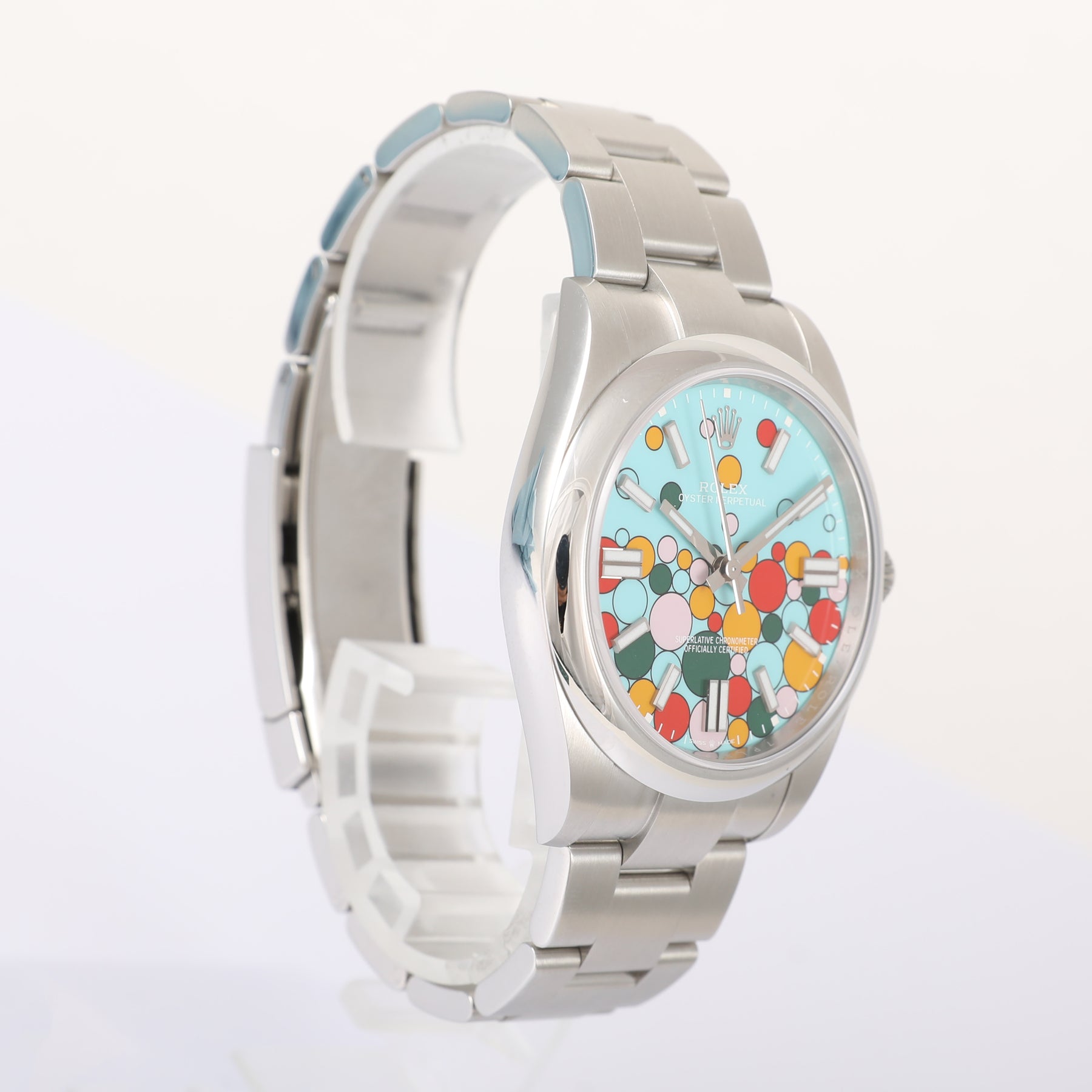 2024 ROLEX 124300 Oyster Perpetual 41mm Celebration Dial with Box & Papers