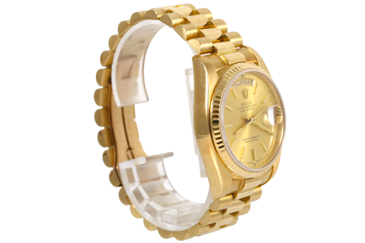 1983 Rolex Day-Date 36mm - 18038 (Champagne)