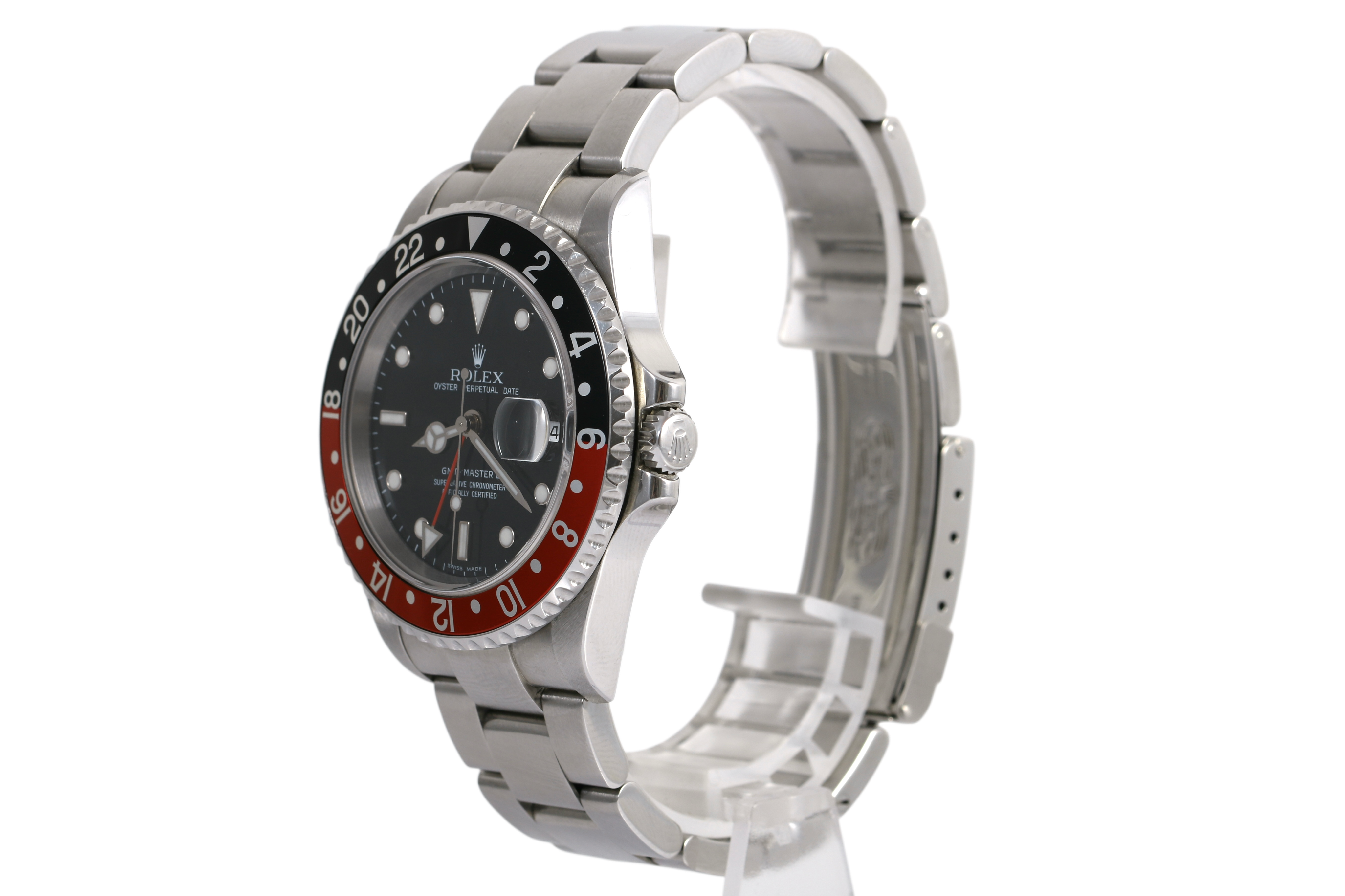 2006 Rolex GMT-Master II 40mm No Holes Case - 16710 (Coke)
