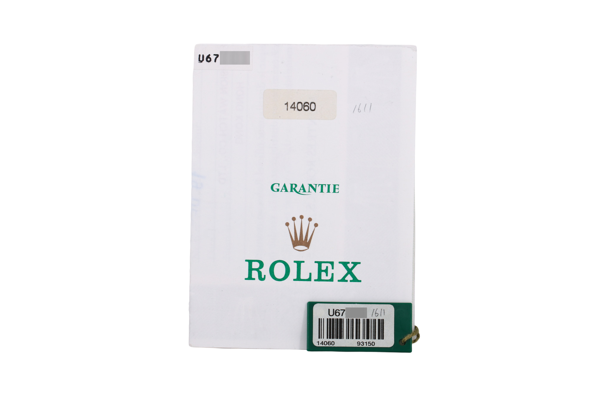1997 Rolex Submariner No-Date - 14060