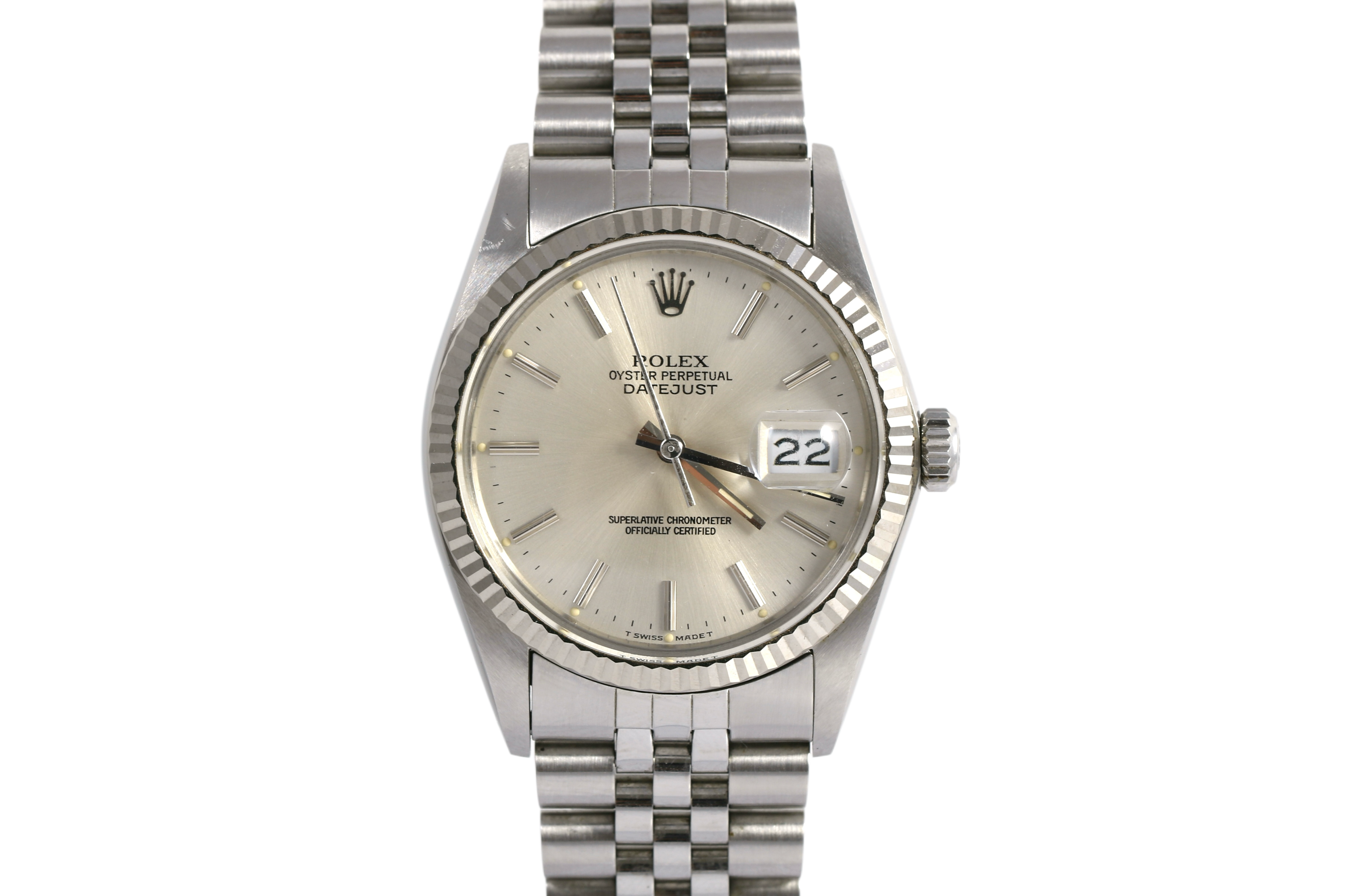1985 Rolex Datejust 36mm - 16014 (Silver)