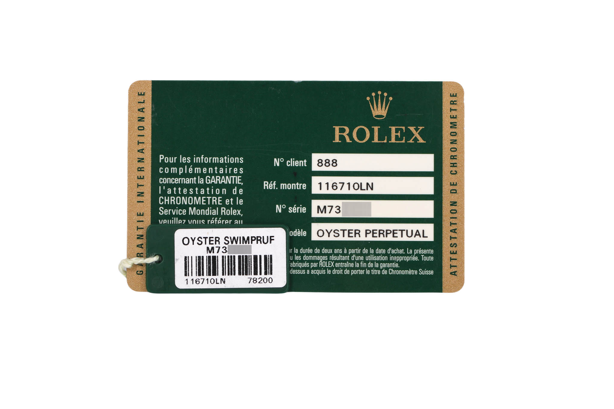 2008 Rolex GMT-Master II 40mm - 116710LN (Green Arrow)
