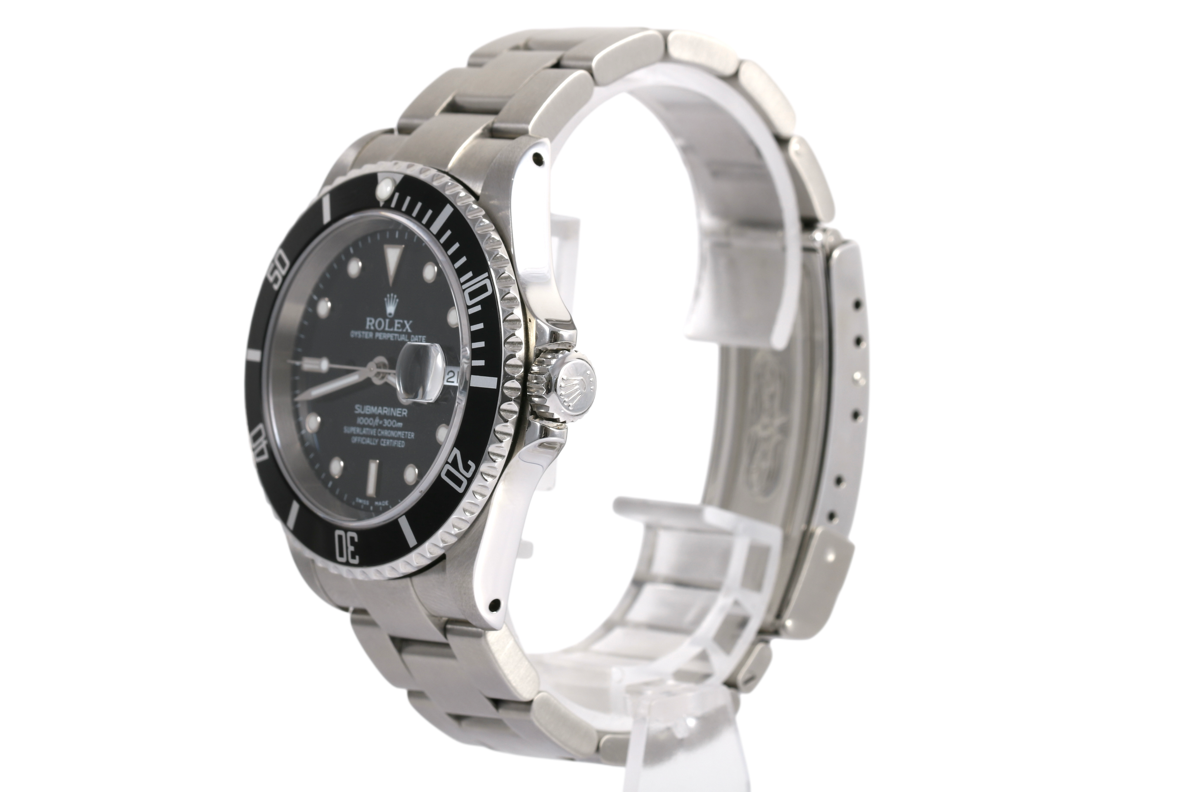 2000 Rolex Submariner Date 40mm Solid End Links - 16610