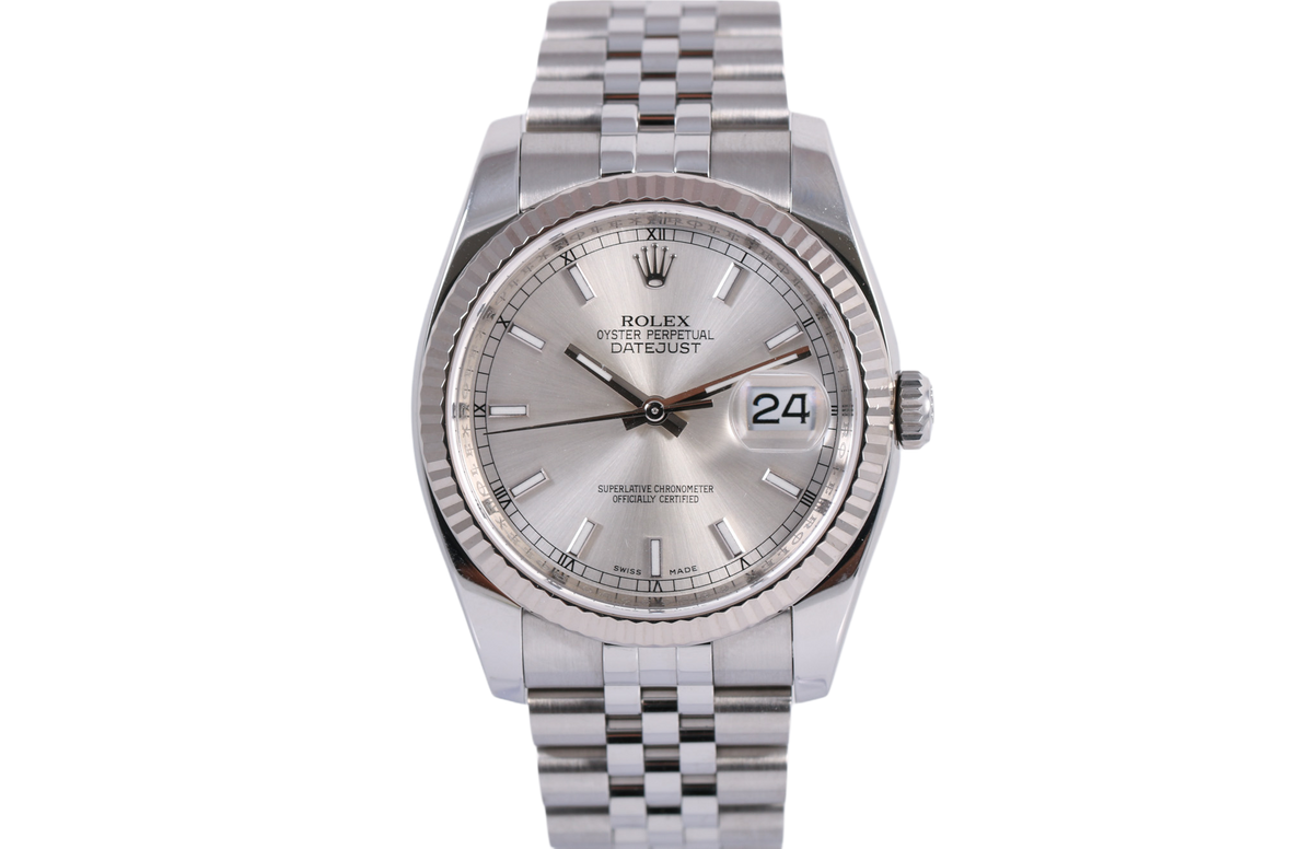 2010s Rolex Datejust 36mm Super Jubilee 2026 CPO - 116234 (Silver)