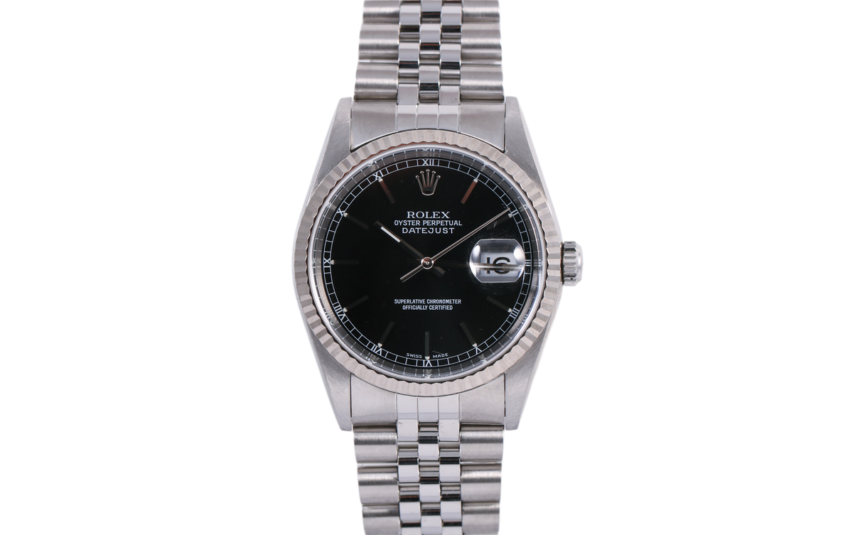 2000 Rolex Datejust 36mm - 16234 (Black)
