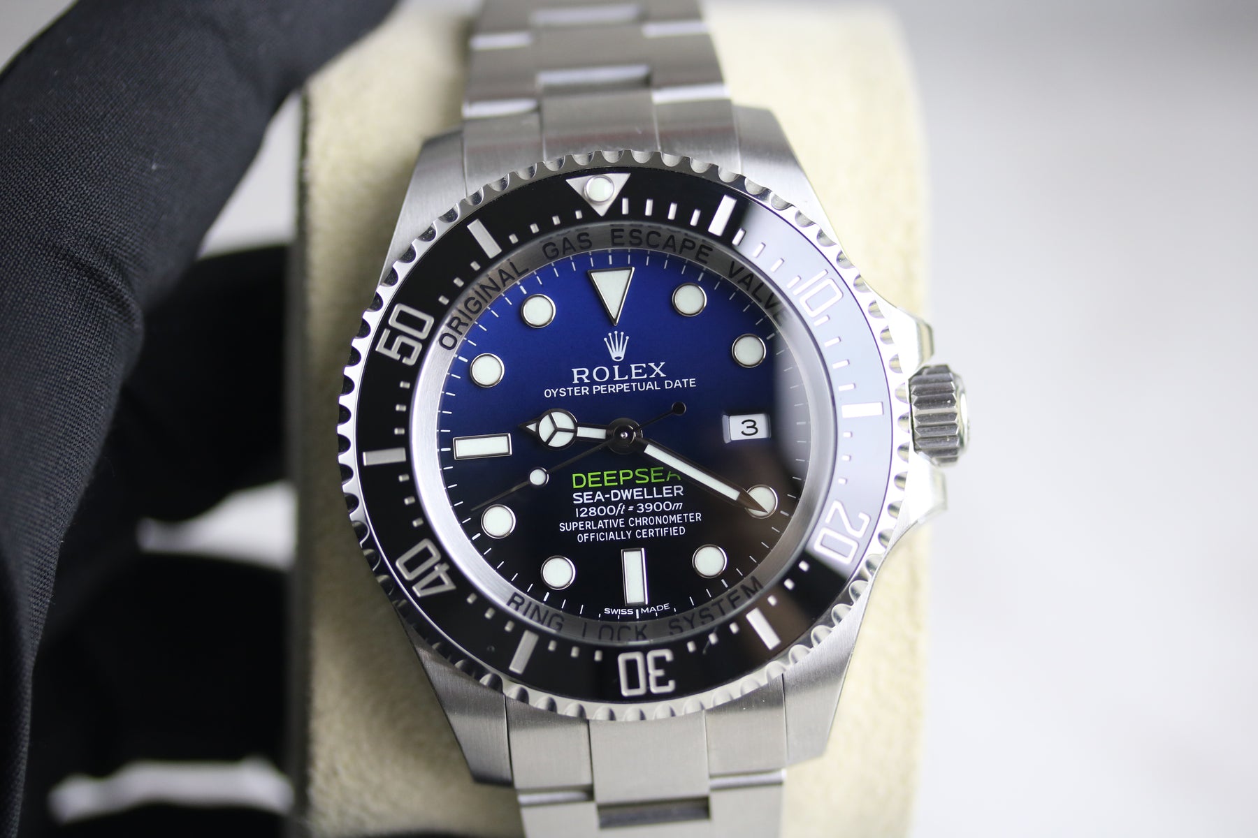 NOS FULL STICKER 2015 ROLEX 116660 Deepsea D-Blue with Box & Papers