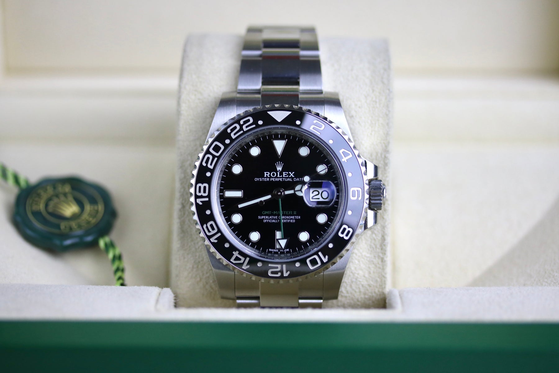 2018 ROLEX 116710LN GMT-MASTER II with Box & Papers