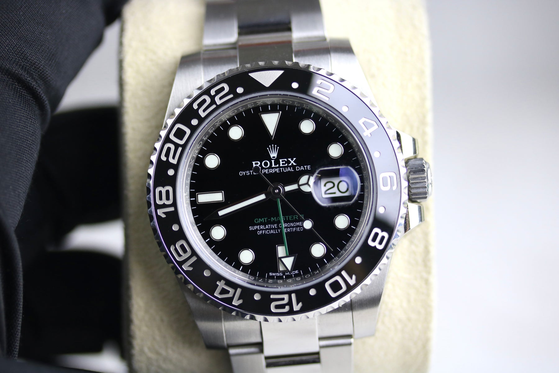 2018 ROLEX 116710LN GMT-MASTER II with Box & Papers