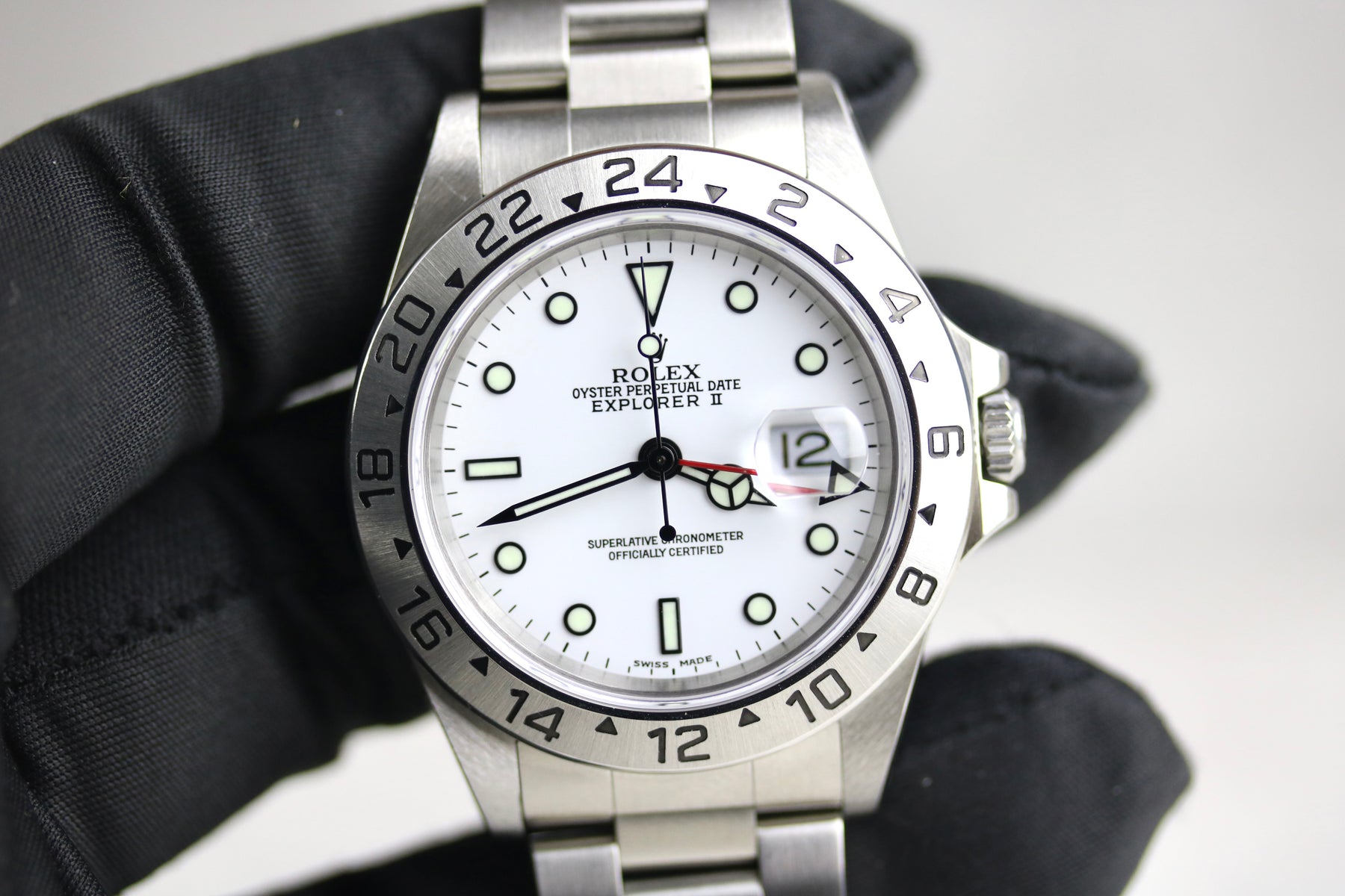 1999 ROLEX 16570 Explorer II Polar with Papers