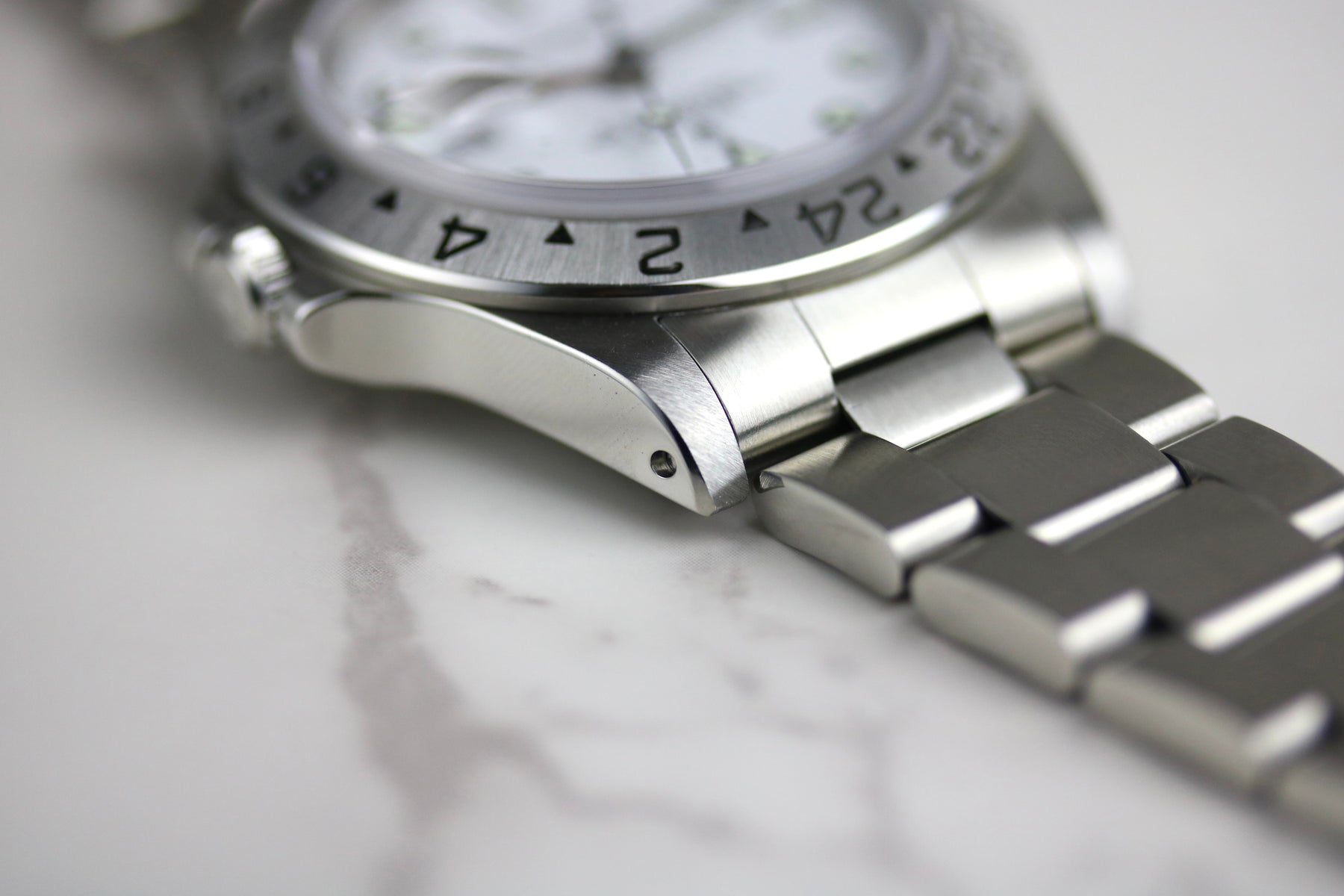 1999 ROLEX 16570 Explorer II Polar with Papers