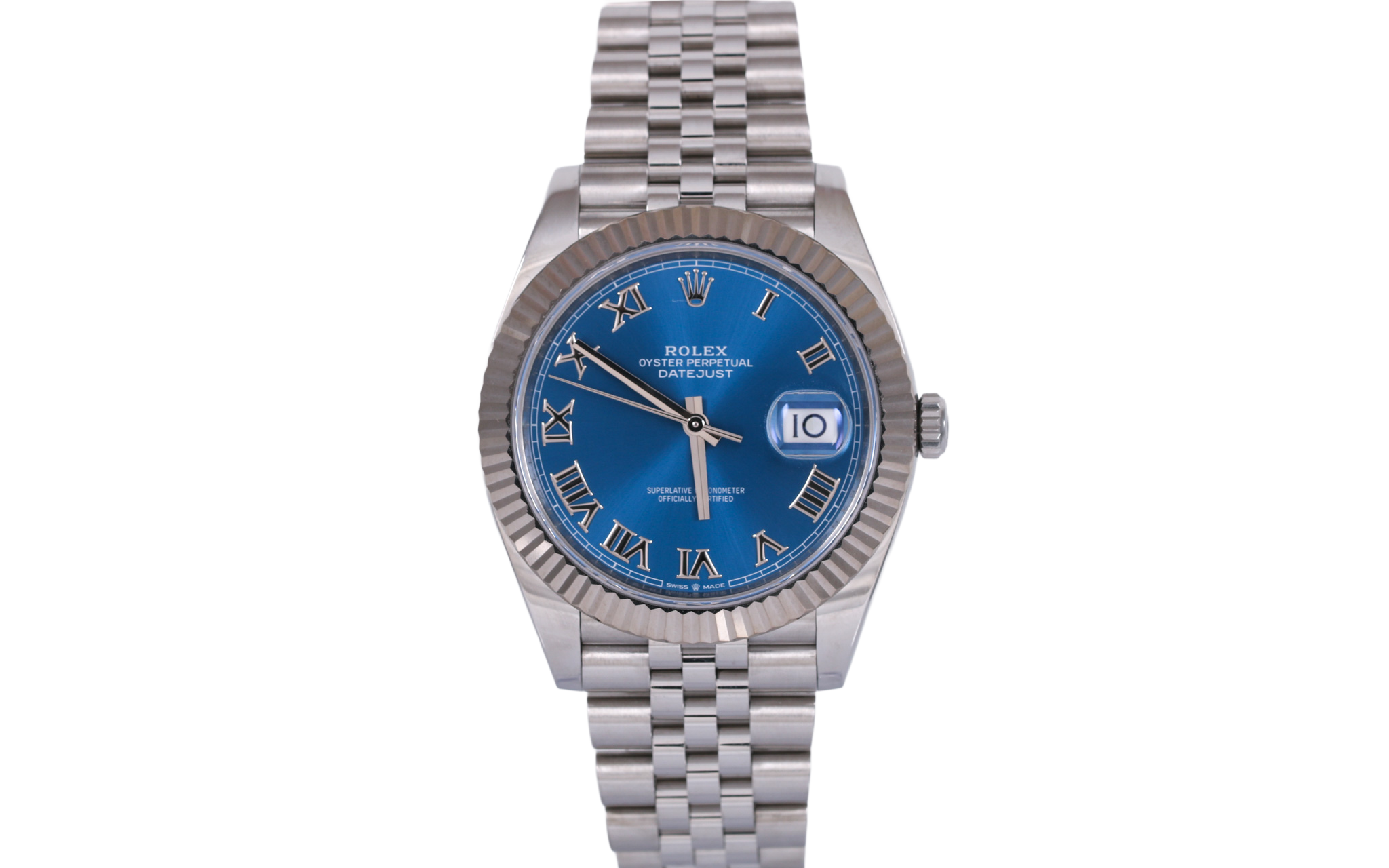 2019 Rolex Datejust 41mm Jubilee - 126334 (Blue Roman)