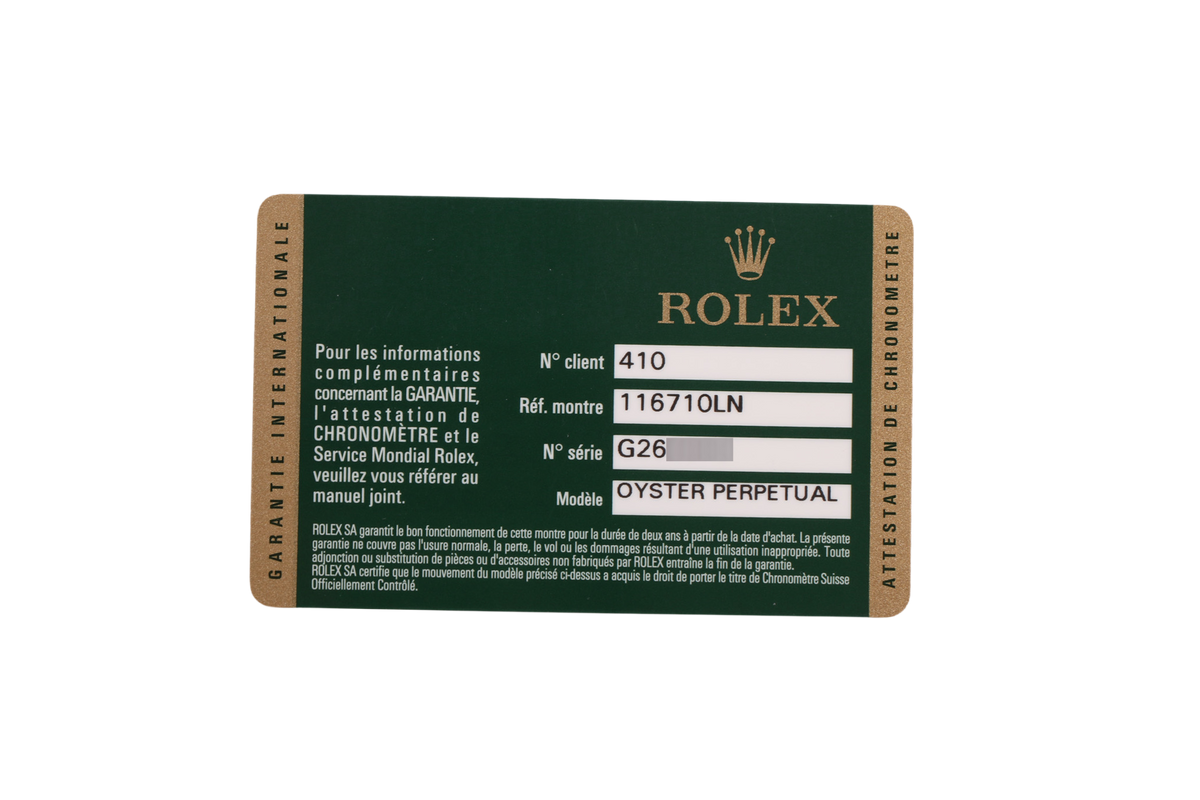 2009 Rolex GMT-Master II 40mm - 116710LN (Green Arrow)