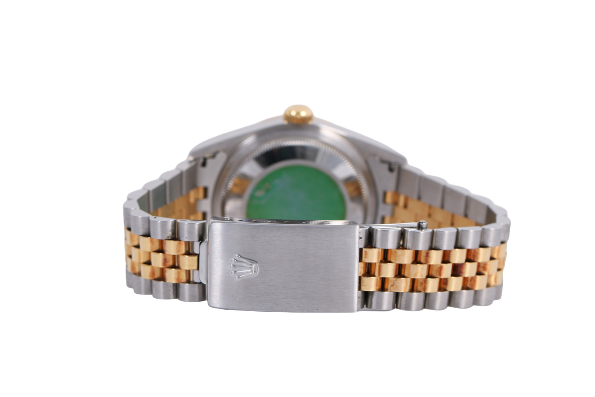 2000 Rolex Datejust 36mm - 16233 (Ivory Pyramid Roman)P