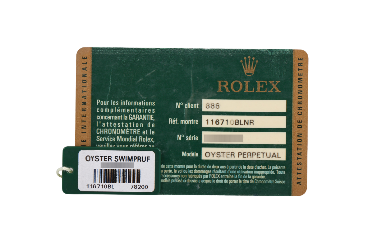 2014 Rolex GMT-Master II 40mm - 116710BLNR (Batman)