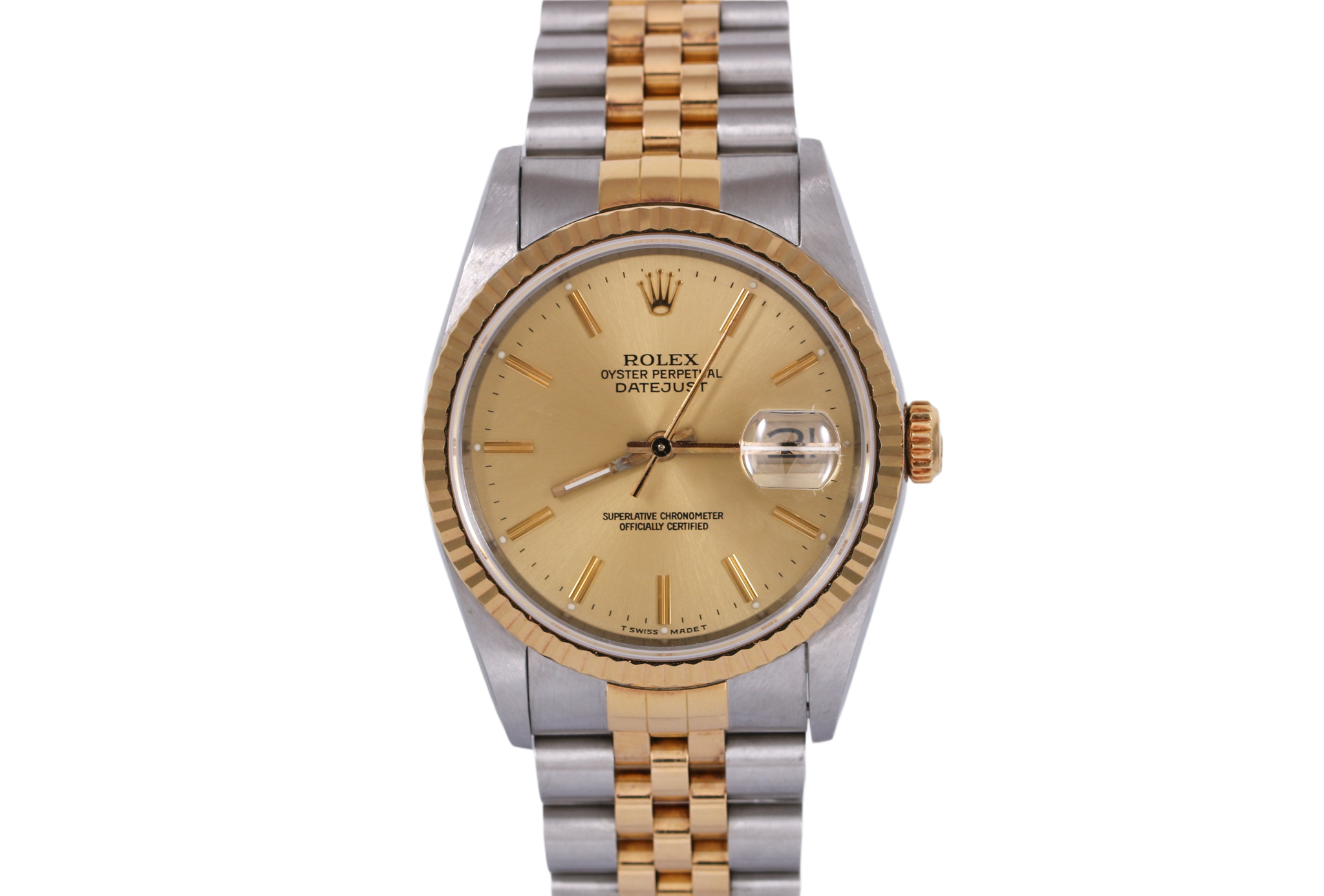 1989 Rolex Datejust 36mm - 16233 (Champagne)