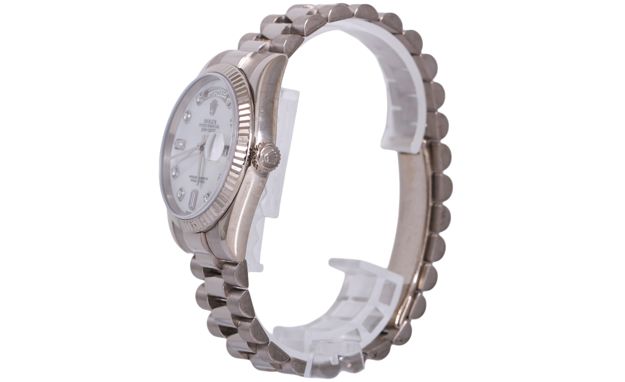 2004 Rolex Day-Date 36mm - 118239 (Factory MOP Diamond)