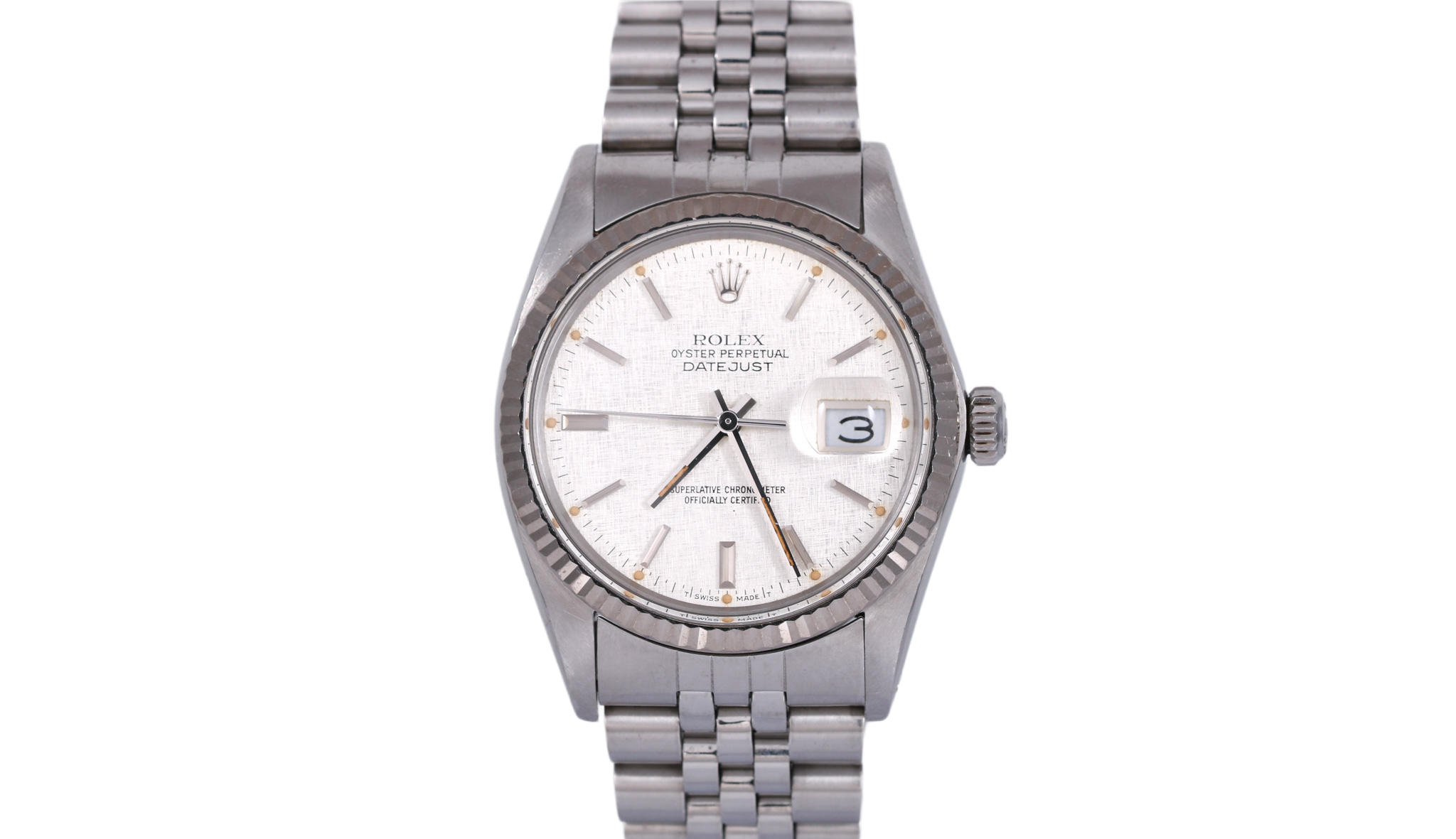 1984 Rolex Datejust 36mm - 16014 (Silver Mosaic)